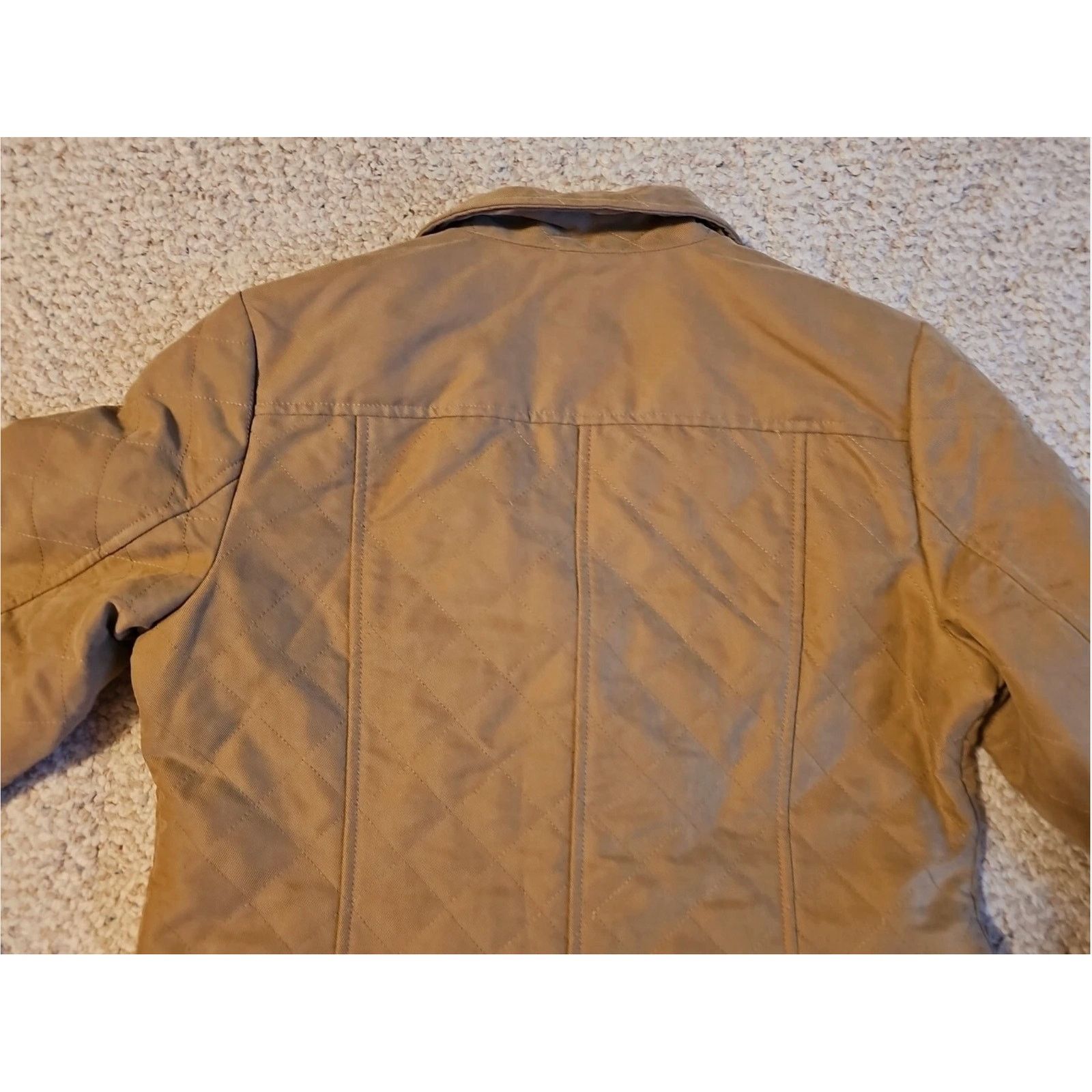 Orvis Orvis Quilted Riding Barn Jacket XS Tan Equestrian EUC Size XS / US 0-2 / IT 36-38 - 3 Thumbnail