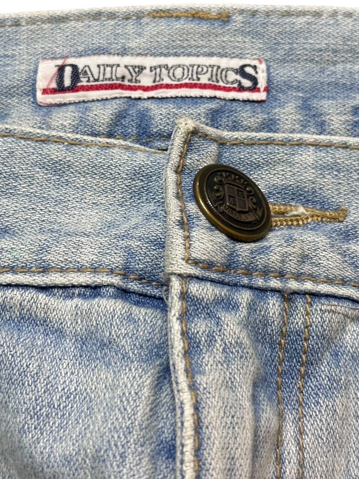 Hysteric Glamour Vintage Daily Topics Baggy Faded Studded Denim Size US 32 / EU 48 - 4 Thumbnail