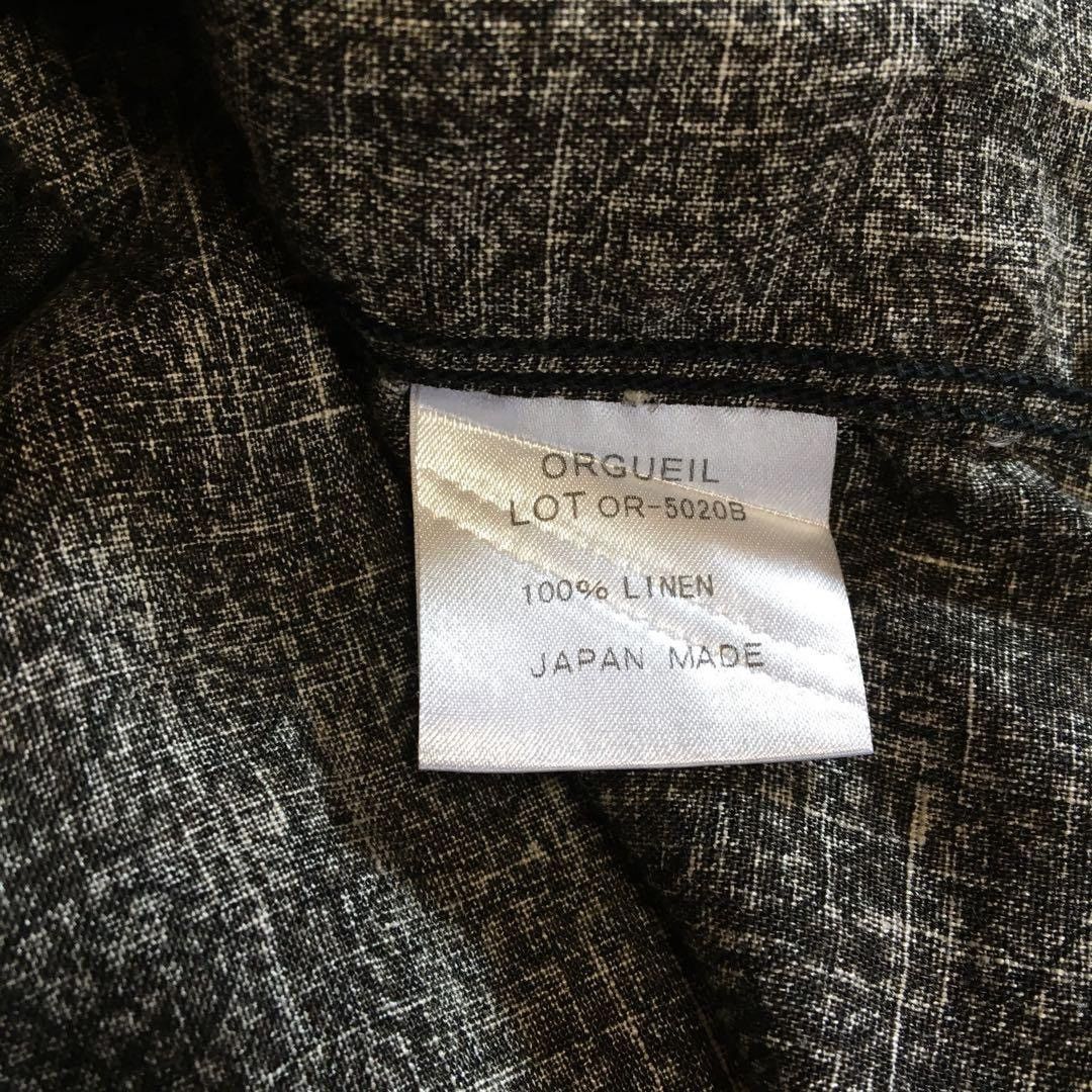 Orgueil Linen Open Collar Shirt Size US S / EU 44-46 / 1 - 3 Thumbnail