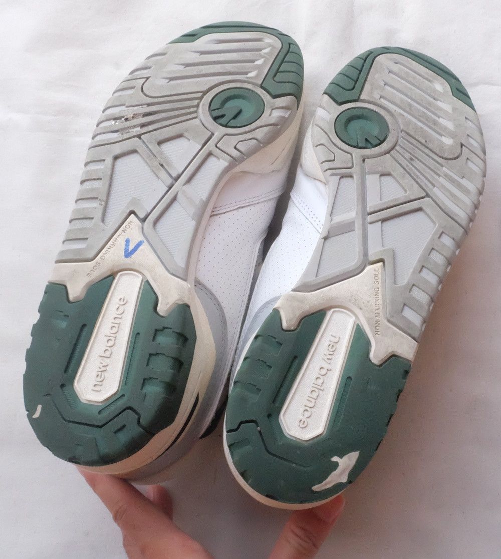 New Balance New Balance 550 White Nightwatch Green Size US 9 / EU 42 - 12 Thumbnail