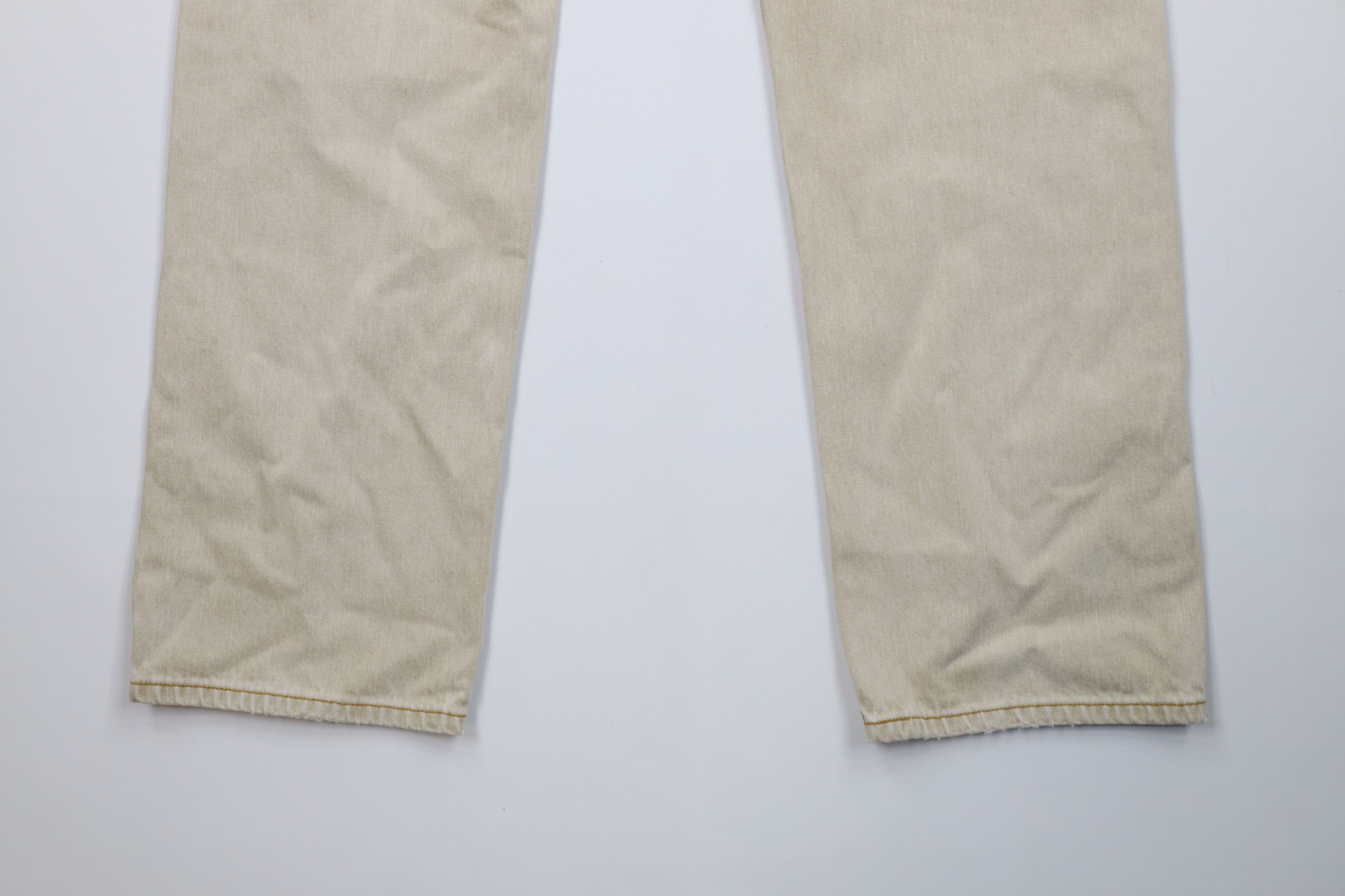 Levi's Vintage Y2K 2006 Levis 505 Regular Fit Denim Jeans Beige Size US 36 / EU 52 - 15 Thumbnail