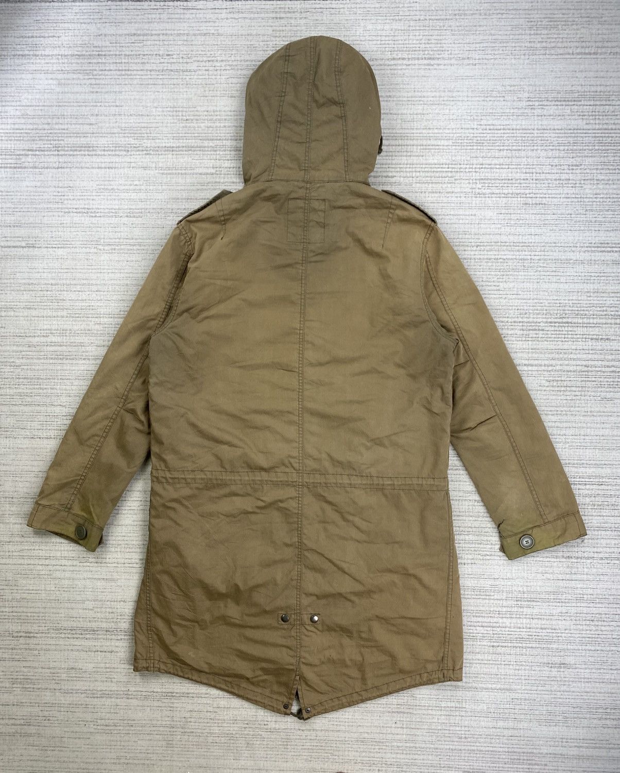 Alpha Industries Vtg Alpha Industries Faux Fur Parka Hoodie Long Jacket Size US L / EU 52-54 / 3 - 2 Thumbnail