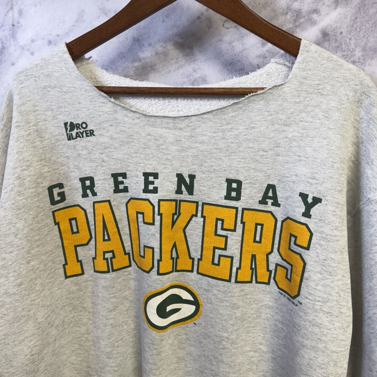 Pro Player Vintage 90s Green Bay Packers Sweatshirt Mens XL 24x26 Size US XL / EU 56 / 4 - 1 Thumbnail