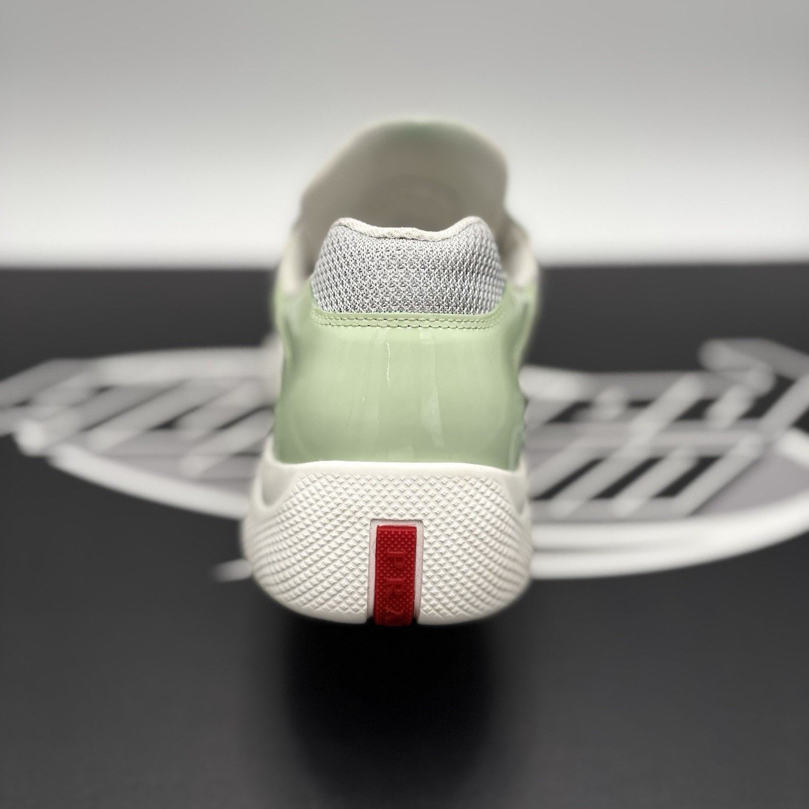 Prada Prada Americas Cup ' White Mint Silver ' | GREAT CONDITION! Size US 9 / EU 42 - 12 Thumbnail