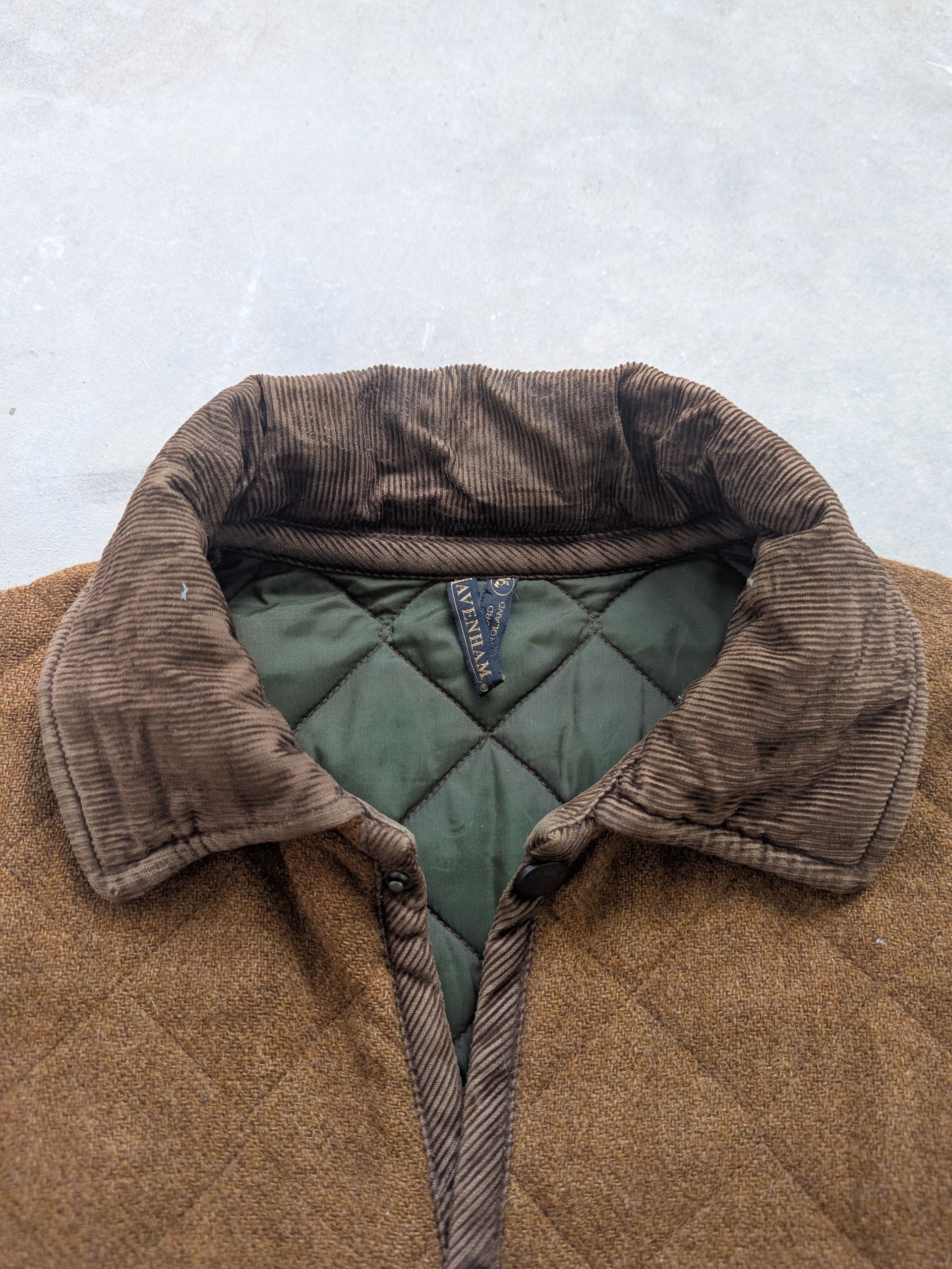 Lavenham Vintage Lavenham Long Melford Wool Quilted Jacket Brown Size M / US 6-8 / IT 42-44 - 10 Thumbnail