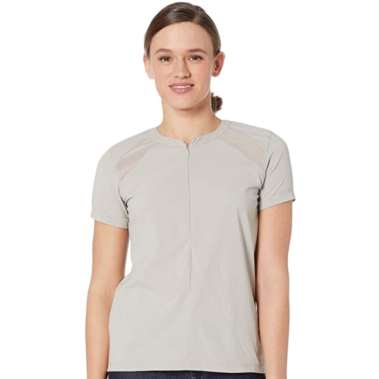 Other INDYGENA Lomo Roll Tab Short Sleeve Top Gray Thunder Size L / US 10 / IT 46 - 15 Thumbnail