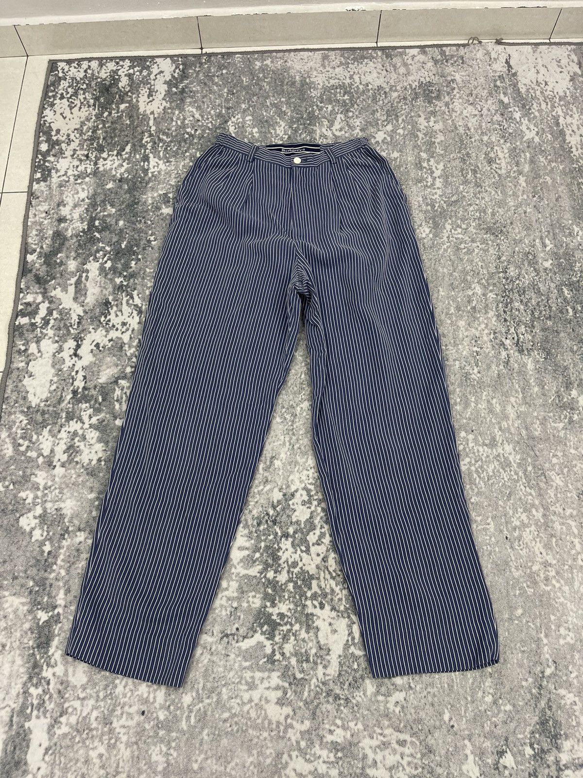 Burberry Vintage Burberry London Pinstripe Trousers Size US 28 / EU 44 - 1 Thumbnail
