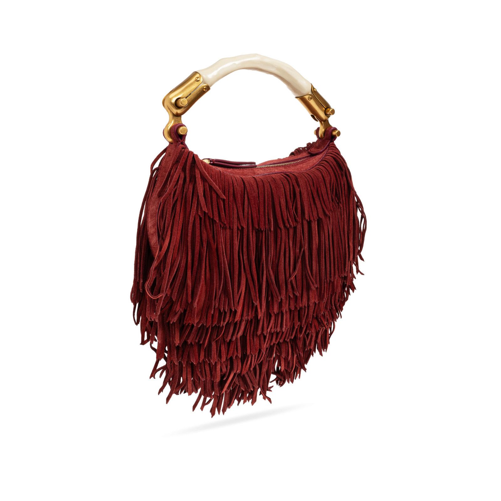 Balmain BALMAIN Ebene Mini Red Top Handle Bag New & Authentic Size ONE SIZE - 3 Thumbnail