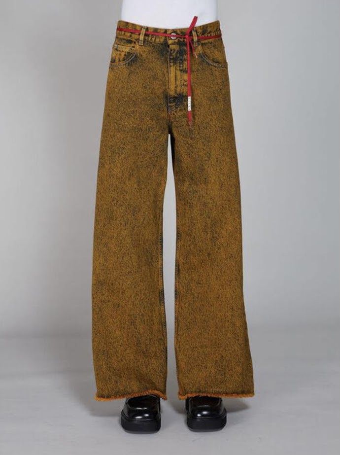 image of Marni O1W1Db10524 Plain Jeans In Brown, Men's (Size 30)