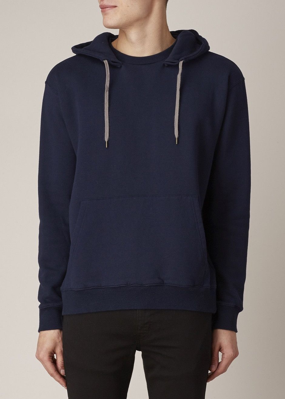 Robert Geller Navy Market Hoodie Size M Size US M / EU 48-50 / 2 - 13 Thumbnail