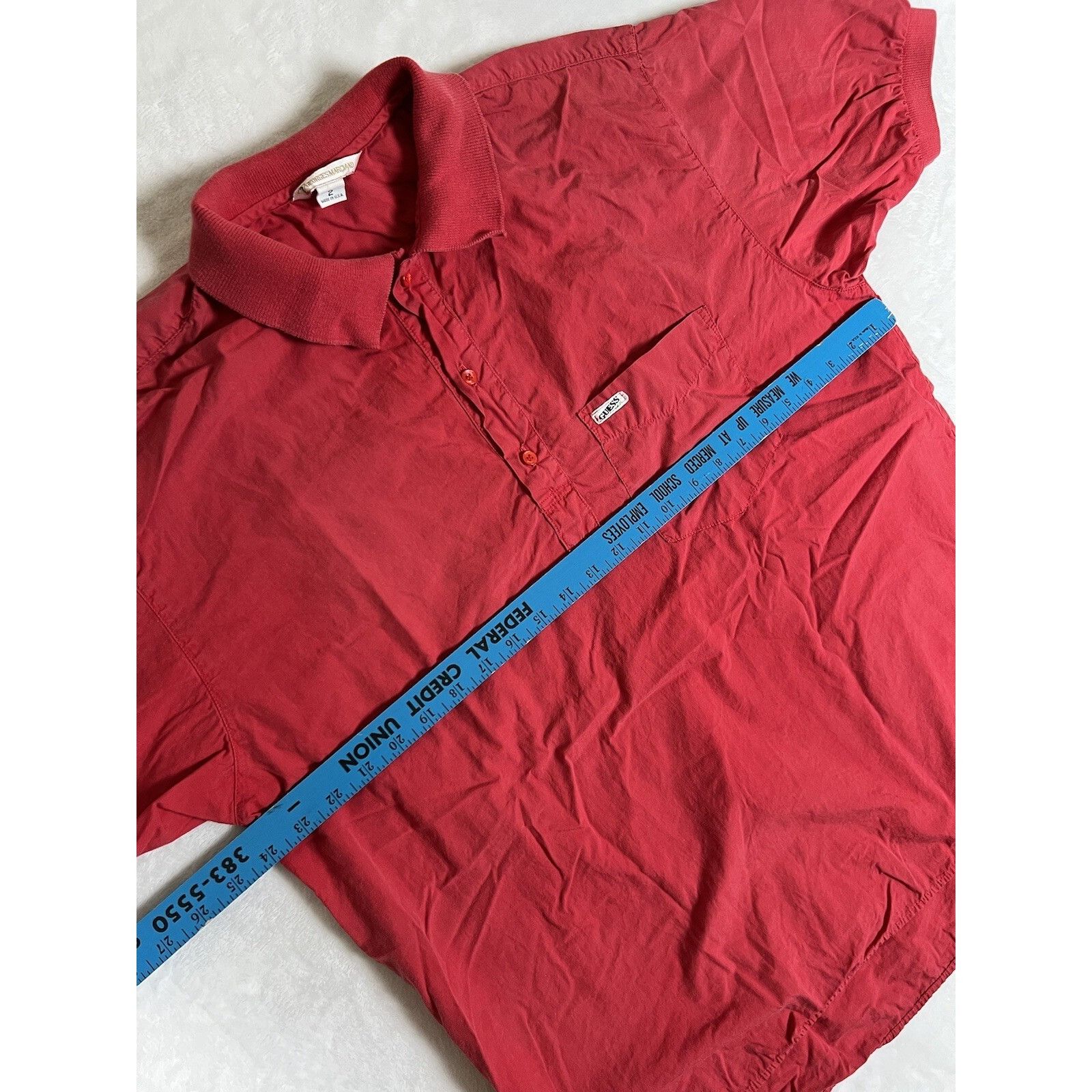 Guess Vintage Guess Jeans USA Polo Shirt Size XL Red Made In USA 9 Size US XL / EU 56 / 4 - 5 Thumbnail