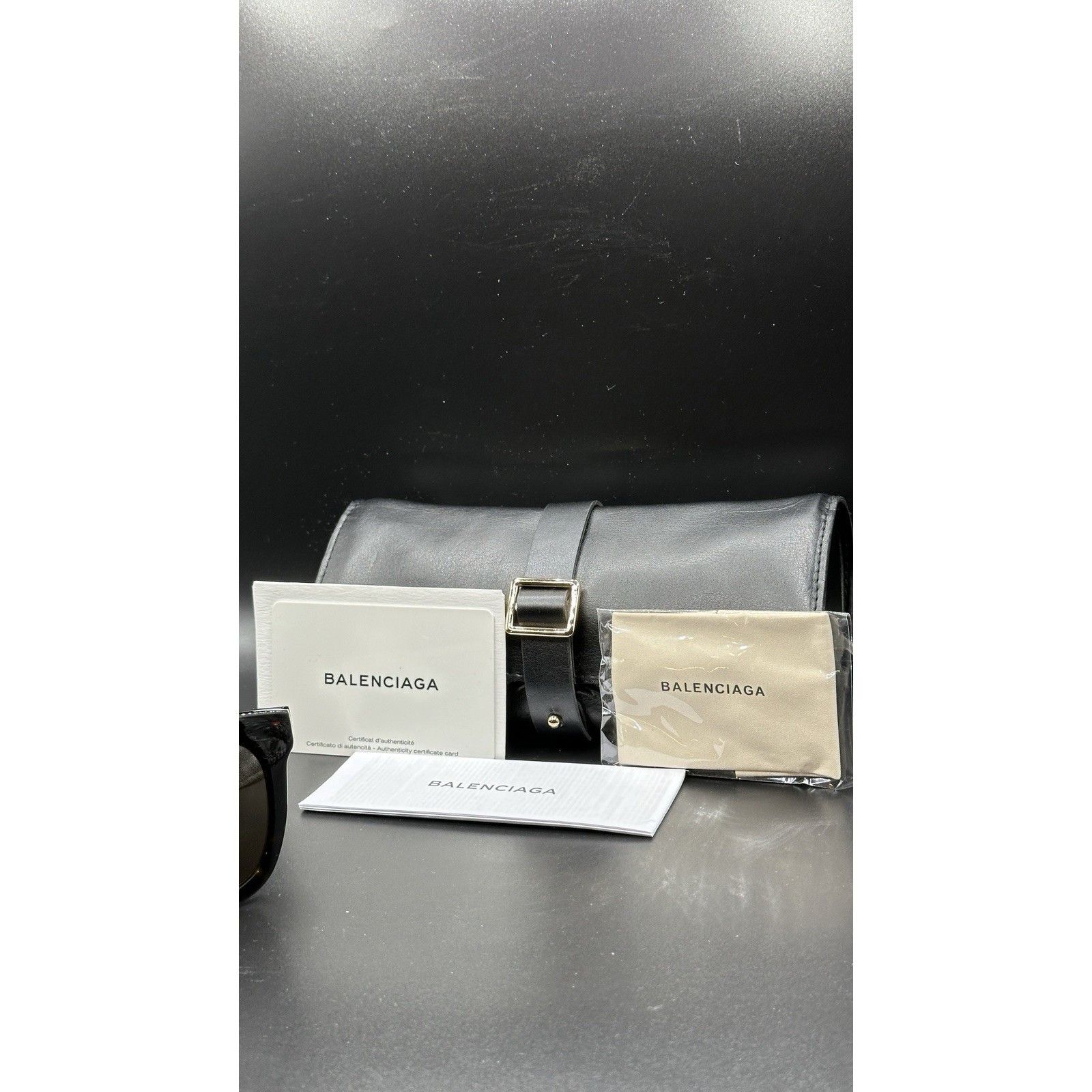 Balenciaga Balenciaga Sunglasses 56□19 145 Plastic Brown BA35-D Size ONE SIZE - 8 Thumbnail