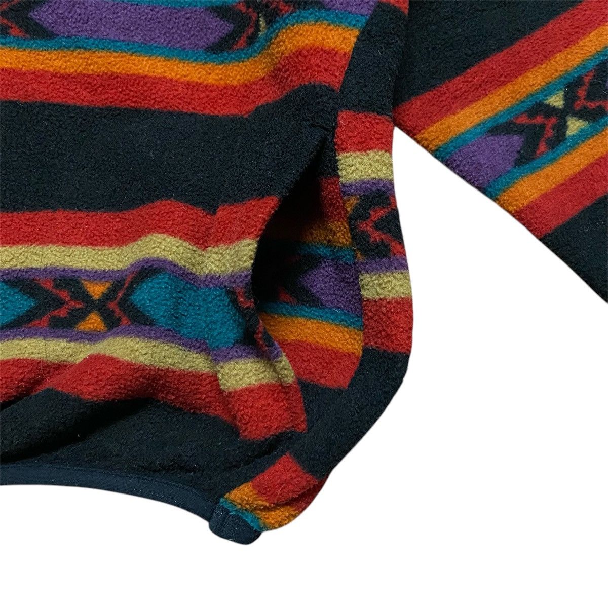 Woolrich Woolen Mills Rare‼️🔥Vintage Fleece Woolrich Half Zipper Nice Stripe Colour Size US L / EU 52-54 / 3 - 7 Thumbnail