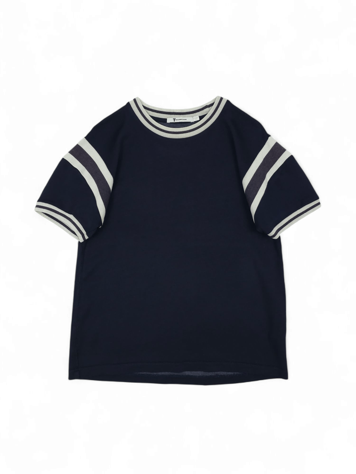Alexander Wang 💎 Alexander Wang Navy Black Blouse T-shirt Size XS / US 0-2 / IT 36-38 - 1 Thumbnail