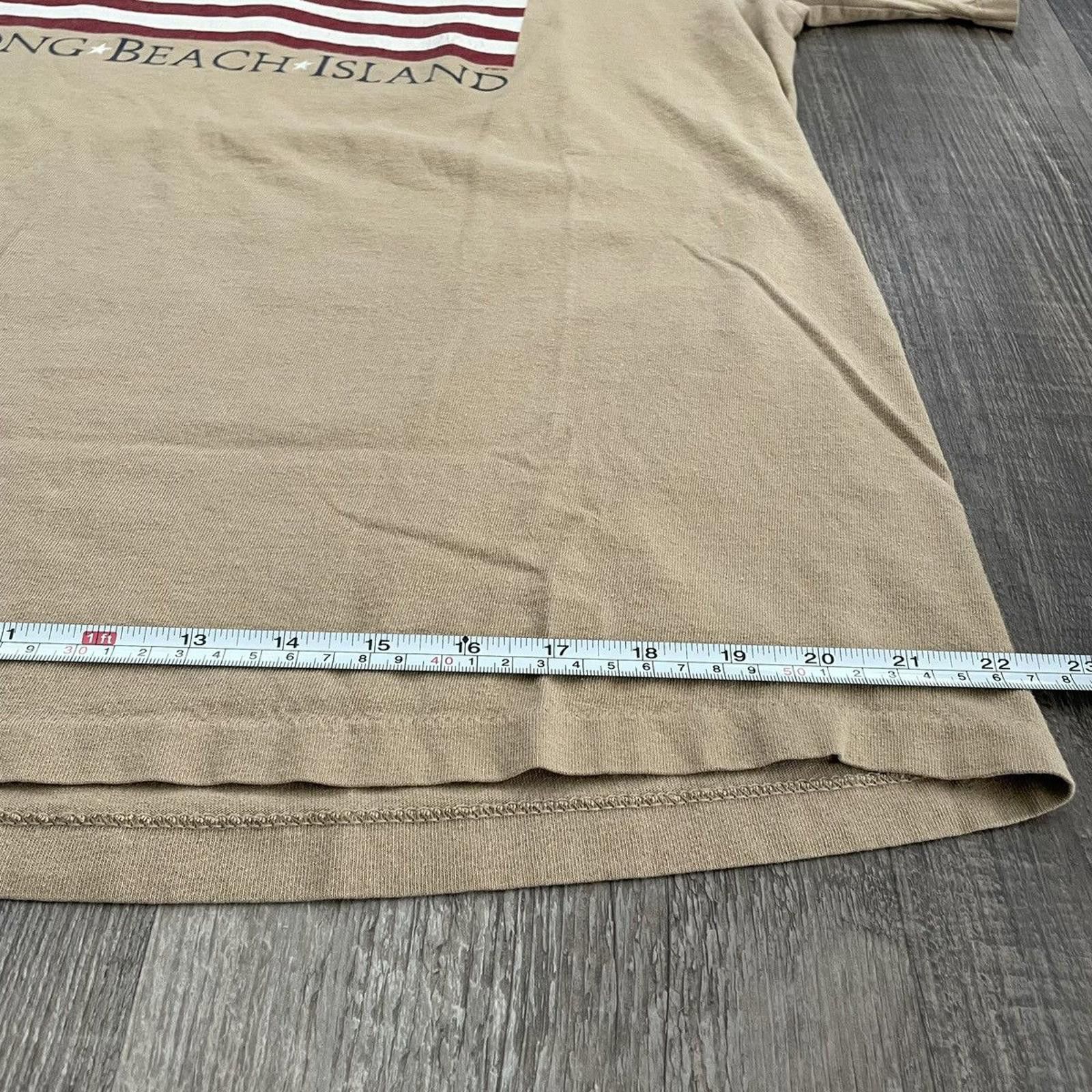 Anvil ANVIL • VNTG "Long Beach Island" Single Stitch Tee (XL) Size US XL / EU 56 / 4 - 6 Thumbnail