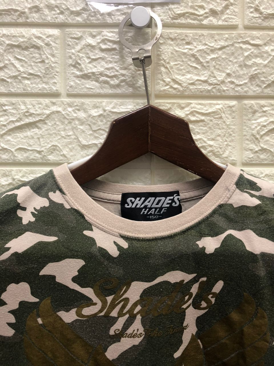 Japanese Brand camo green army Shades Half Lgb Style Size US M / EU 48-50 / 2 - 7 Thumbnail