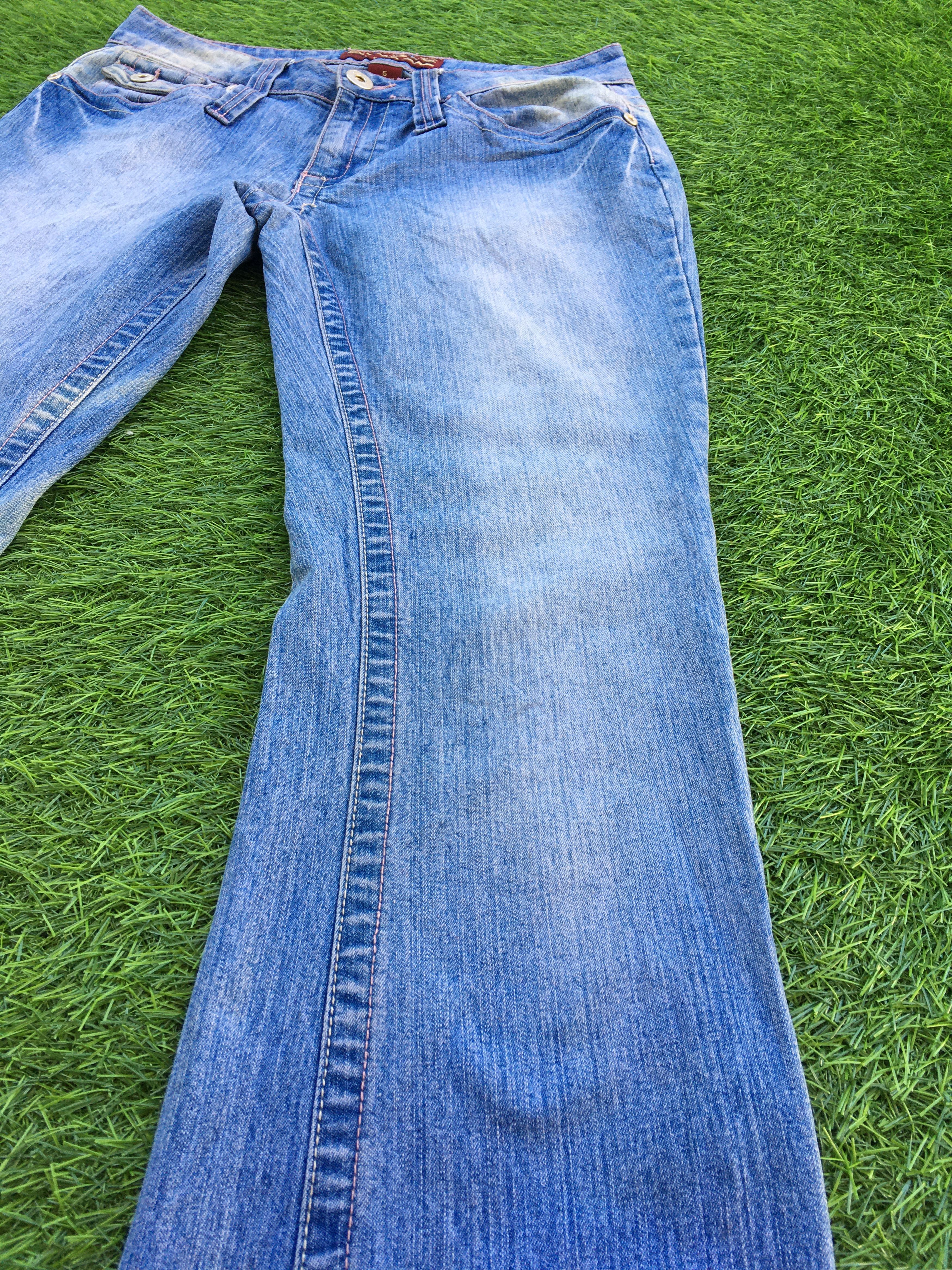 Designer × Jean Y2K Bootcut Stretch Jeans D-1016 Size 26" / US 2 / IT 38 - 7 Thumbnail