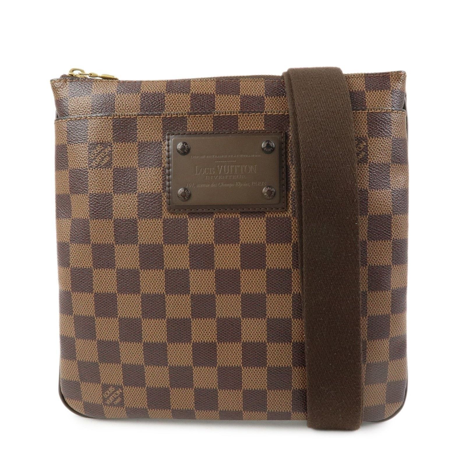 Louis Vuitton Louis Vuitton Ebene Pochette Pratt Brooklyn Crossbody Bag Size ONE SIZE - 1 Thumbnail