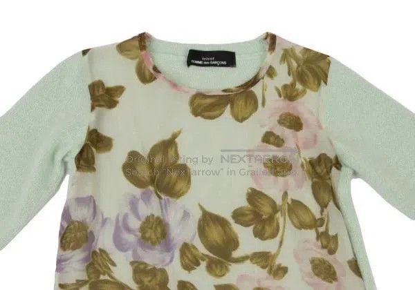Comme des Garcons Comme Des Garcons size F Green retro sweater top Size S / US 4 / IT 40 - 4 Thumbnail