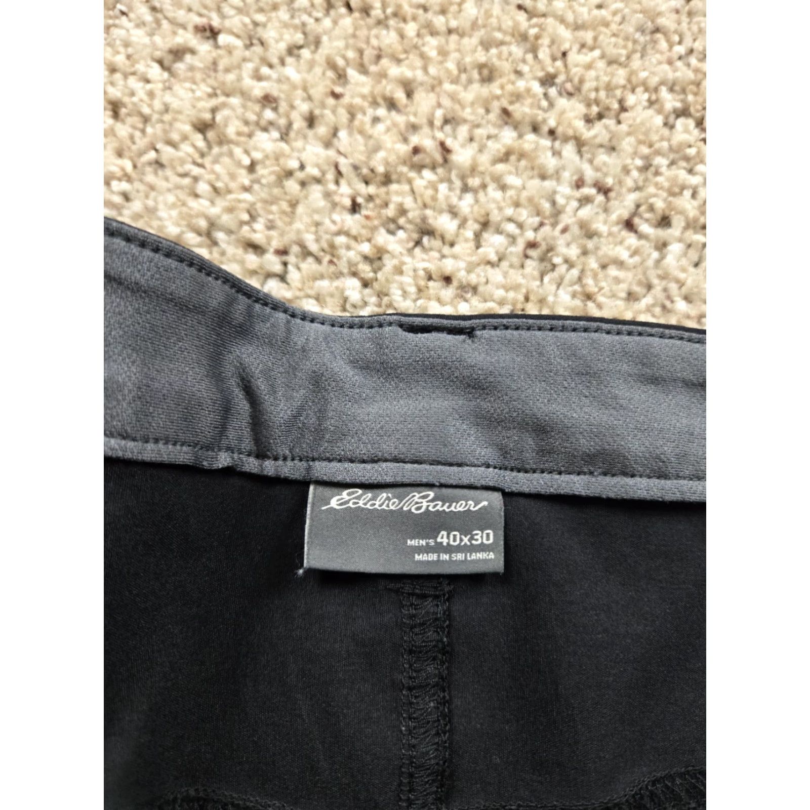 Eddie Bauer Eddie Bauer Cargo Pants 40x34 Mens Black Convertible Tech Straight Leg Stretch Pants Size US 40 / EU 56 - 3 Thumbnail