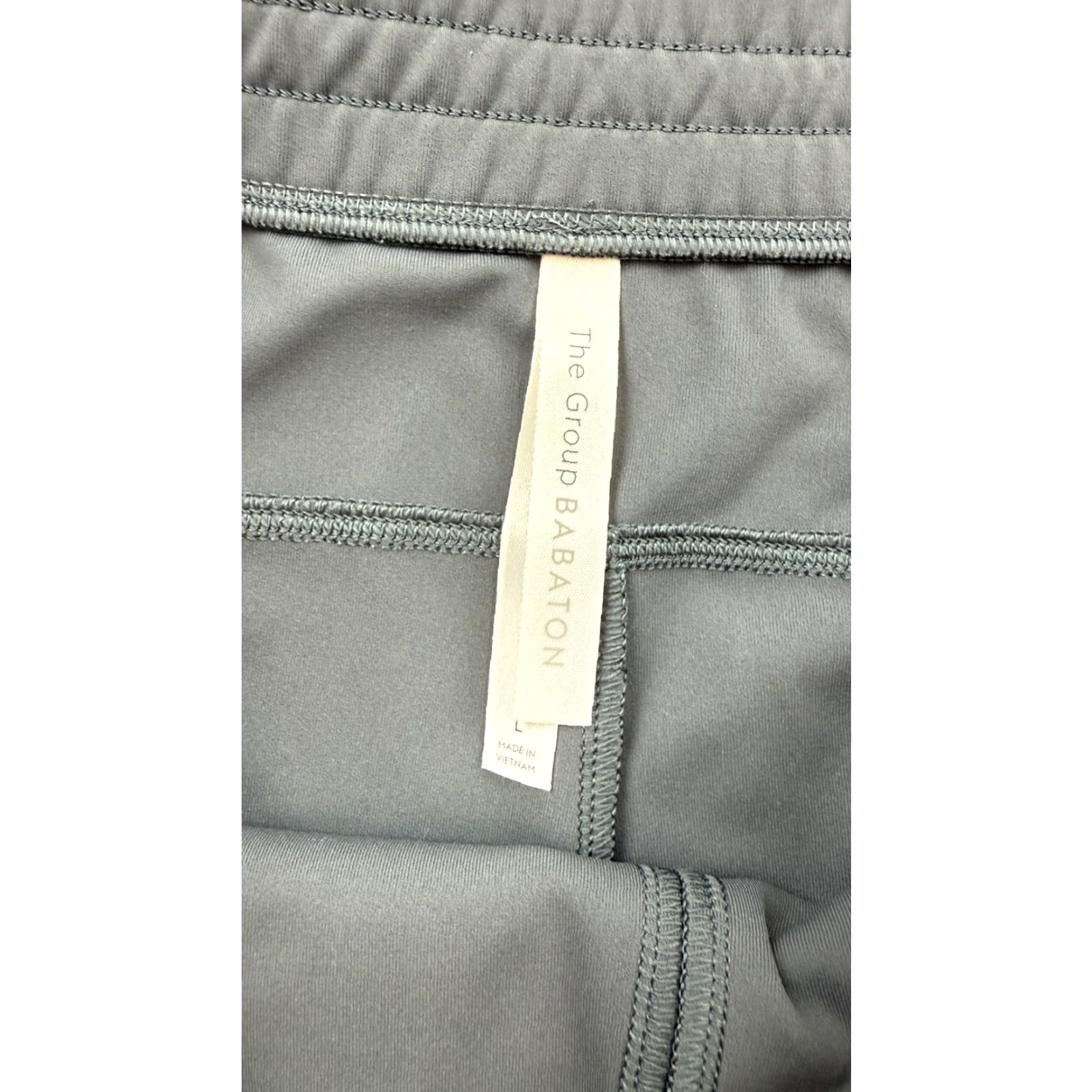Vintage Babaton The Group Pants Womens Large Gray Cropped Pull-On Stretch Casual Ankle Pockets Size 36" / US 14 / IT 50 - 4 Thumbnail