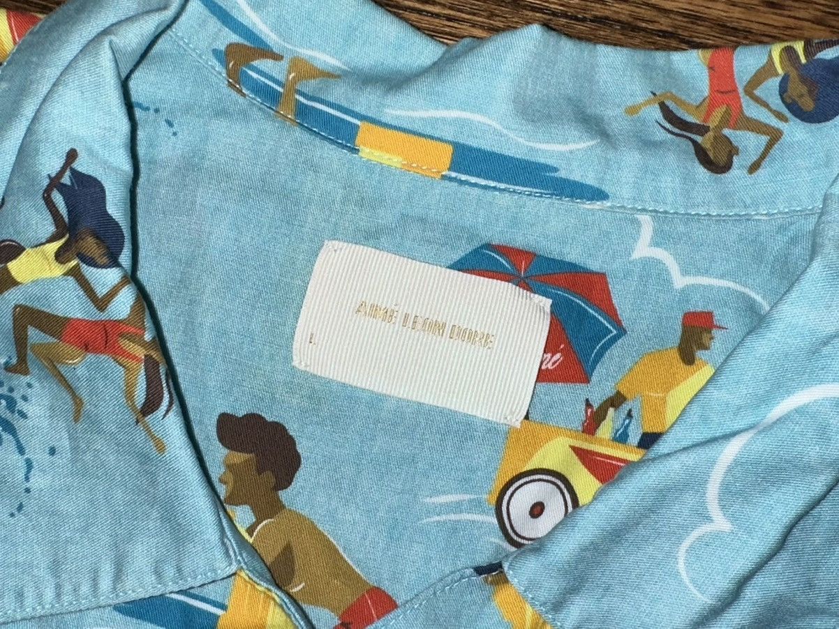 Aime Leon Dore Aime Leon Dore Block Party Button Up Shirt Blue Size Large Size US L / EU 52-54 / 3 - 2 Thumbnail
