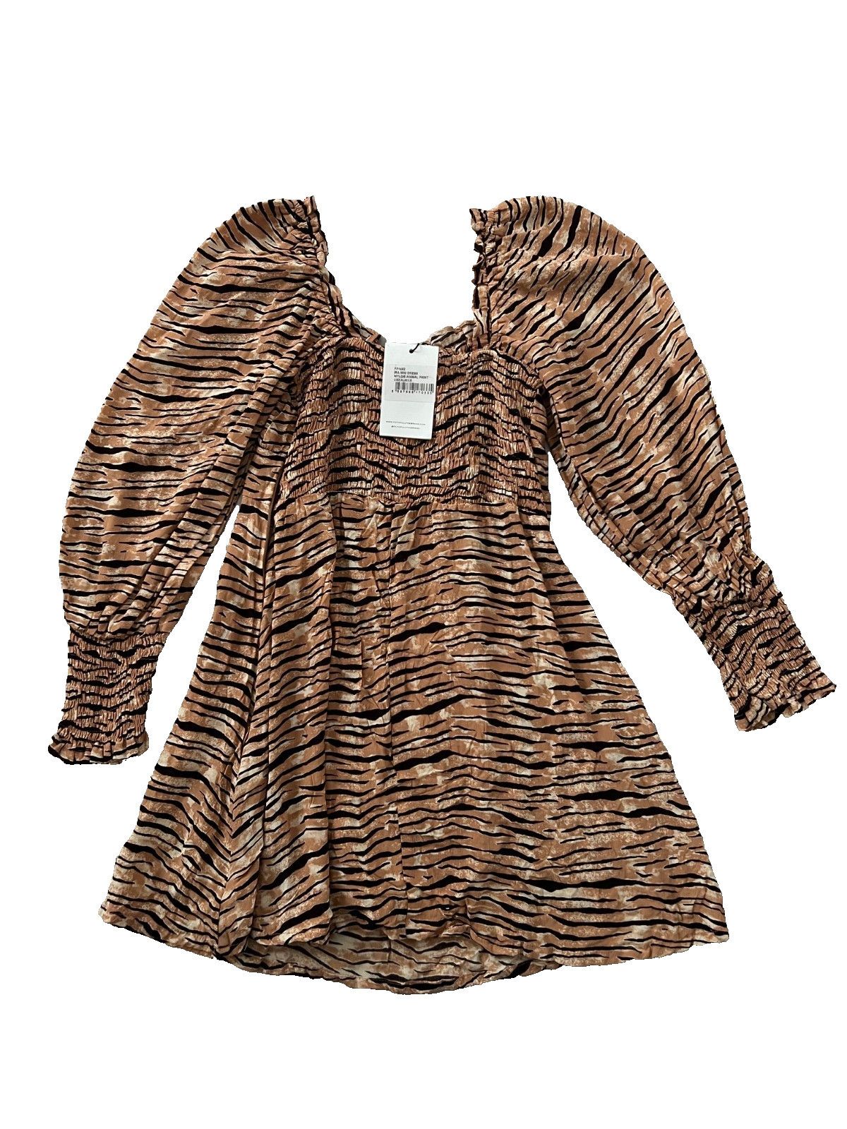 FAITHFULL Faithfull The Brand Ira Mini Dress Wyldie ( 2/XS ) Size XS / US 0-2 / IT 36-38 - 4 Thumbnail