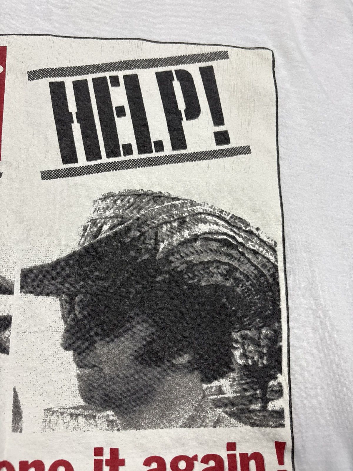 Band Tees Vintage 80s The Beatles Melody Maker Help Promo T-shirt Tour Size US XL / EU 56 / 4 - 9 Thumbnail