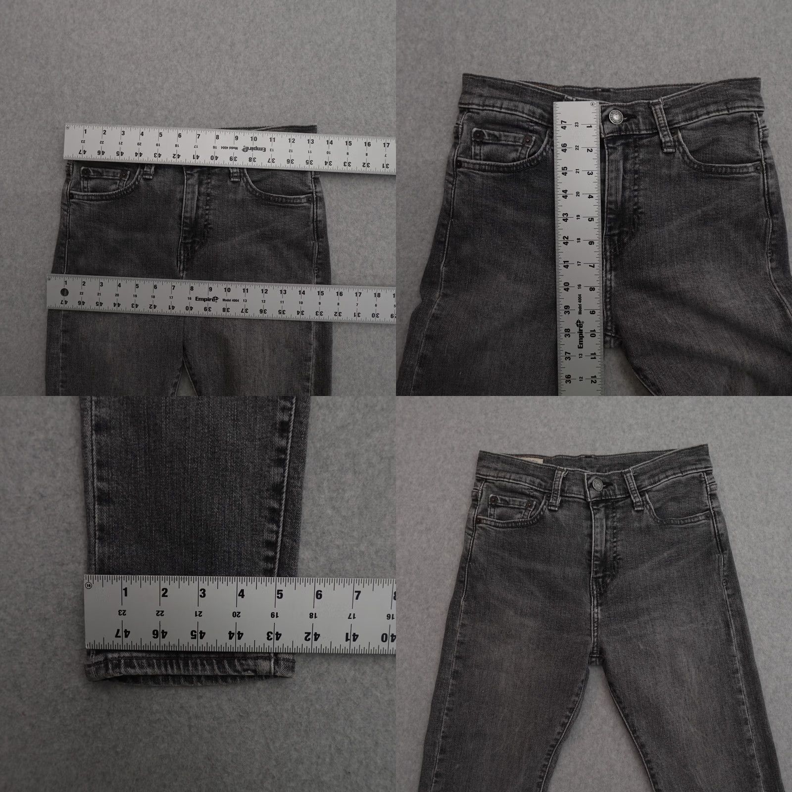 Levi's LEVI'S 510 Jeans Skinny 28 Gray Mens Adult Denim Regular Inseam 30 MEASUREMENTS PROVIDED IN PICTURES Size US 28 / EU 44 - 8 Thumbnail