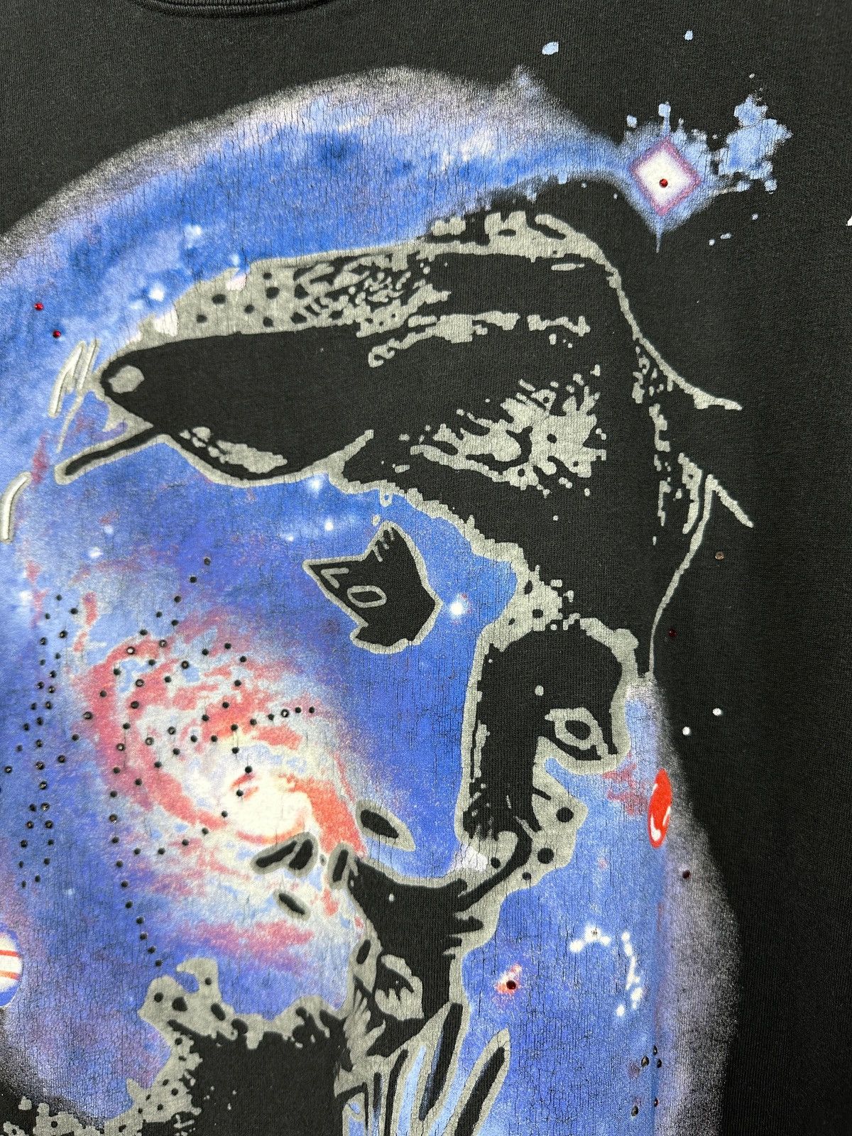Makaveli Vintage Makaveli 2Pac Tupac Rhinestones T-Shirt Size US L / EU 52-54 / 3 - 10 Thumbnail