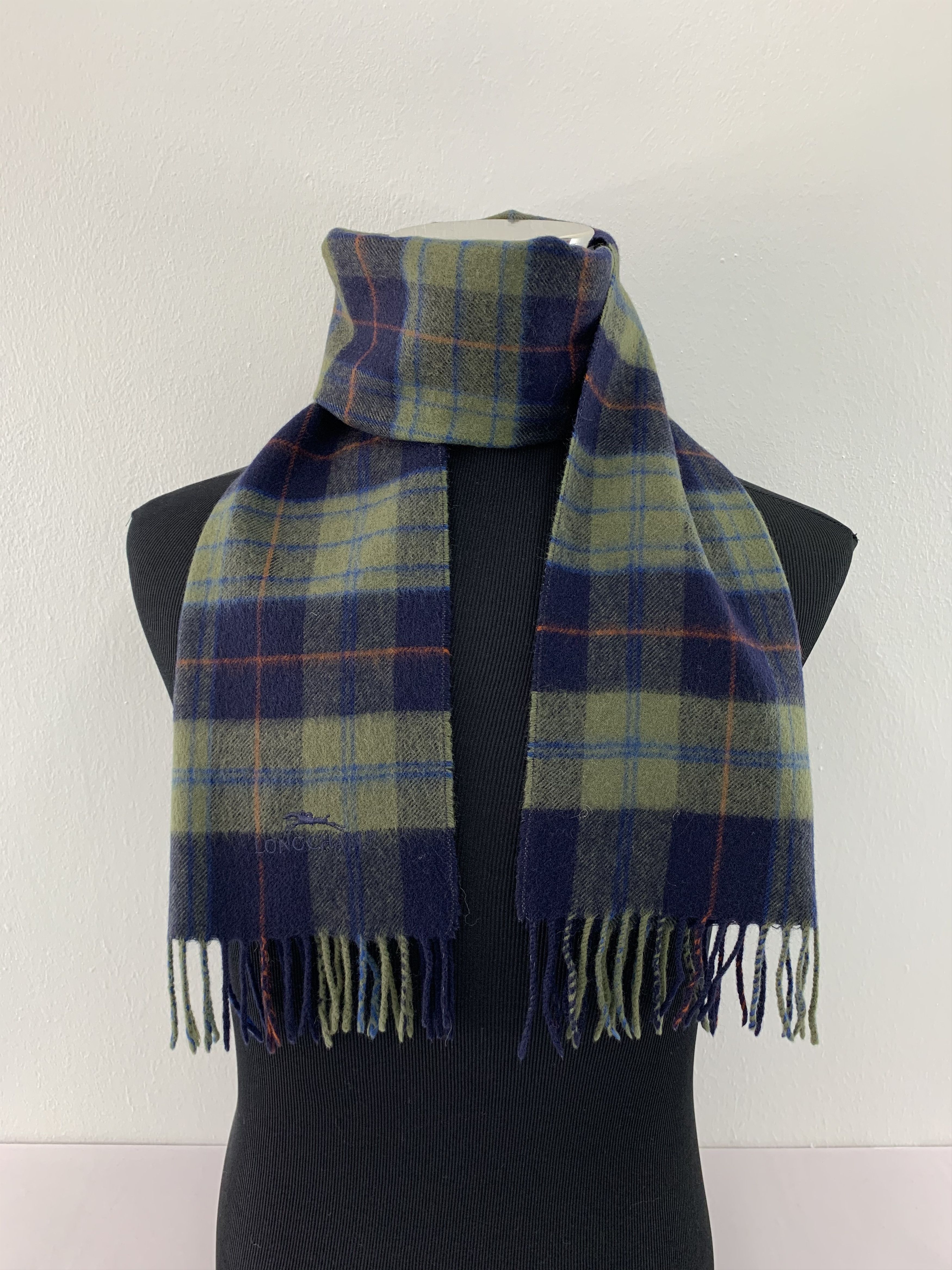 Longchamp Longchamp Scarf Wool Muffler Neck Wrap BL4298 Size ONE SIZE - 1 Thumbnail