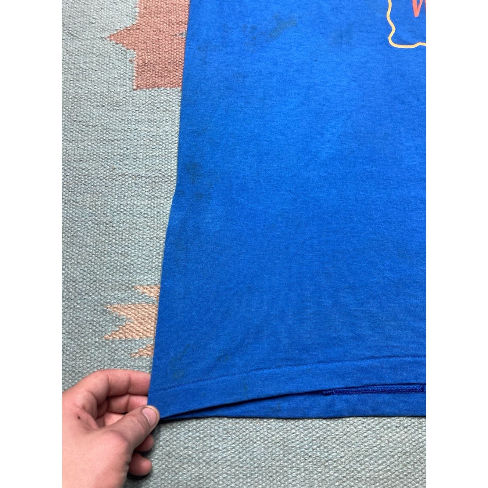 Hanes VINTAGE 90s graphic t shirt I am becoming the woman I’ve wanted butterfly XL Hanes Men T-Shirt XL Blue 90s Womens Mens Girls? Size US XL / EU 56 / 4 - 2 Thumbnail