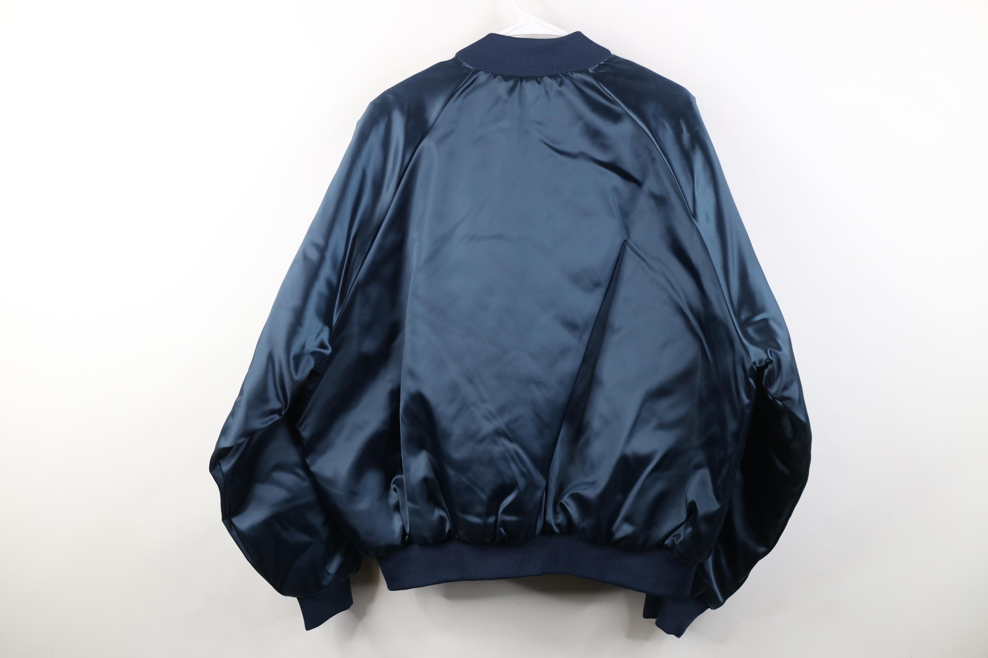 Vintage Vintage 80s Chain Stitched Game Bowling Satin Bomber Jacket Size US XL / EU 56 / 4 - 17 Thumbnail
