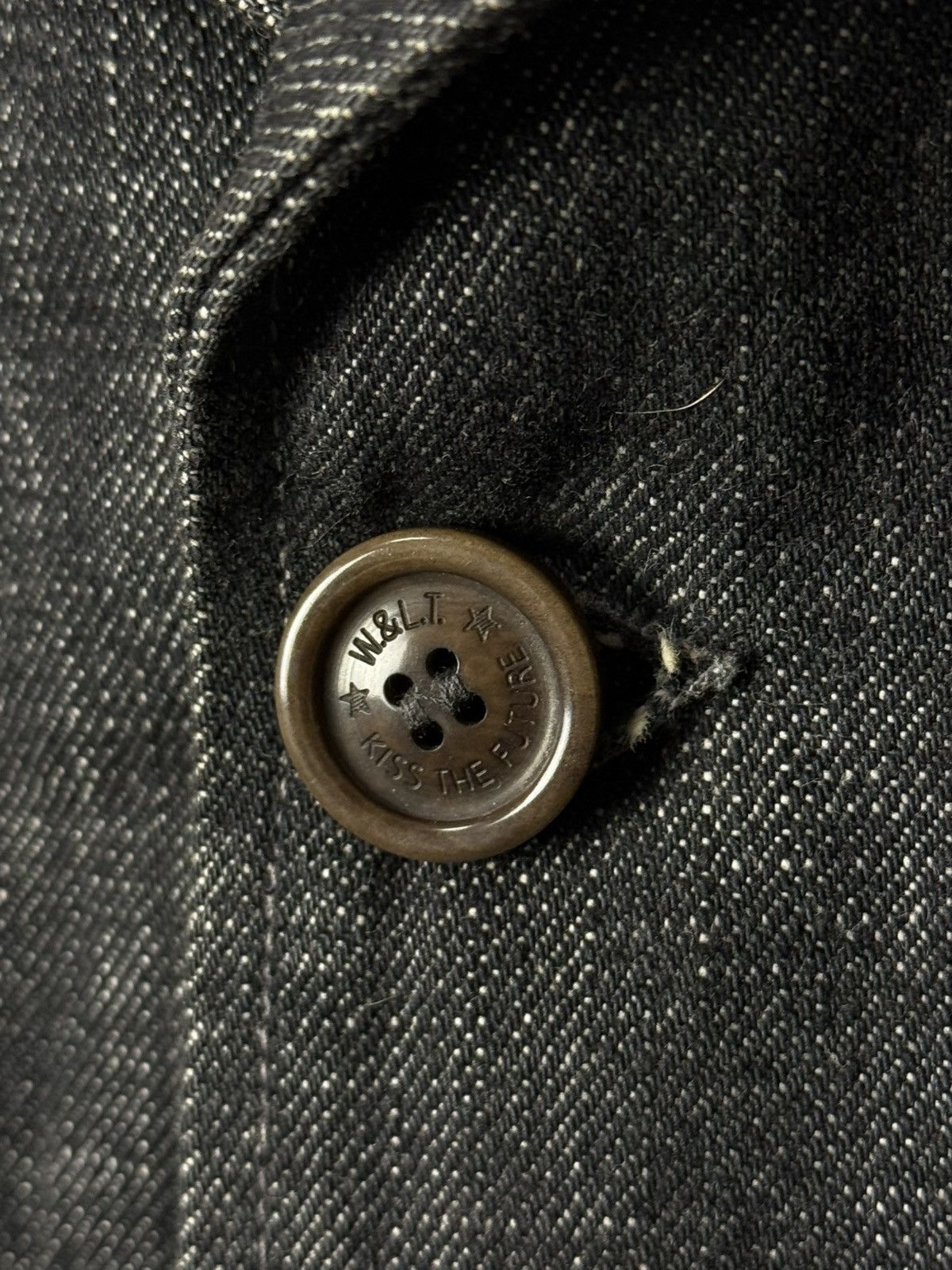 W & Lt Walter Van Beirendonck Denim Coat Jacket