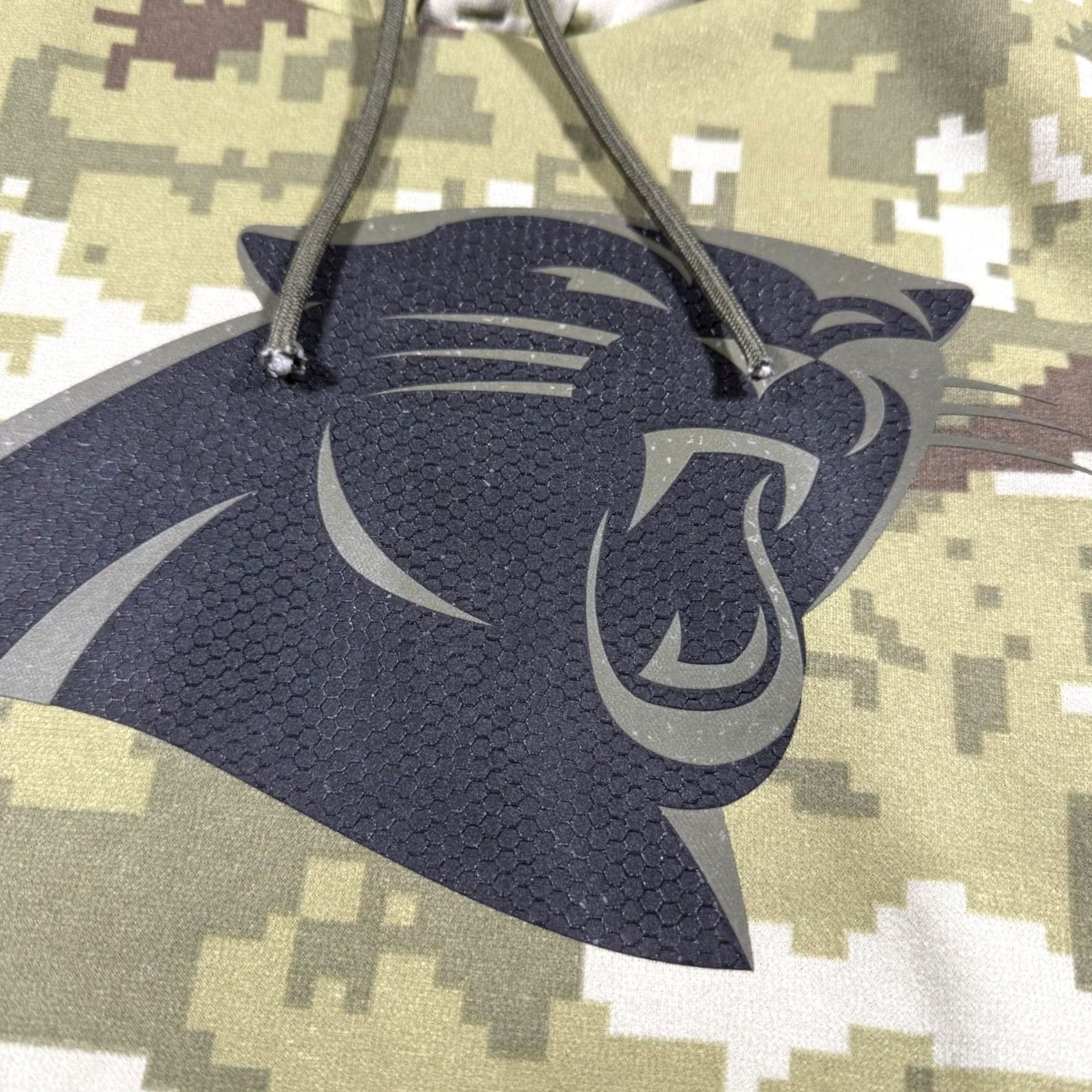 Nike Nike Carolina Panthers NFL Salute to Service Digital Camo On Field Hoodie M Mens Camouflage Football Urban Athleisure Size US M / EU 48-50 / 2 - 5 Thumbnail