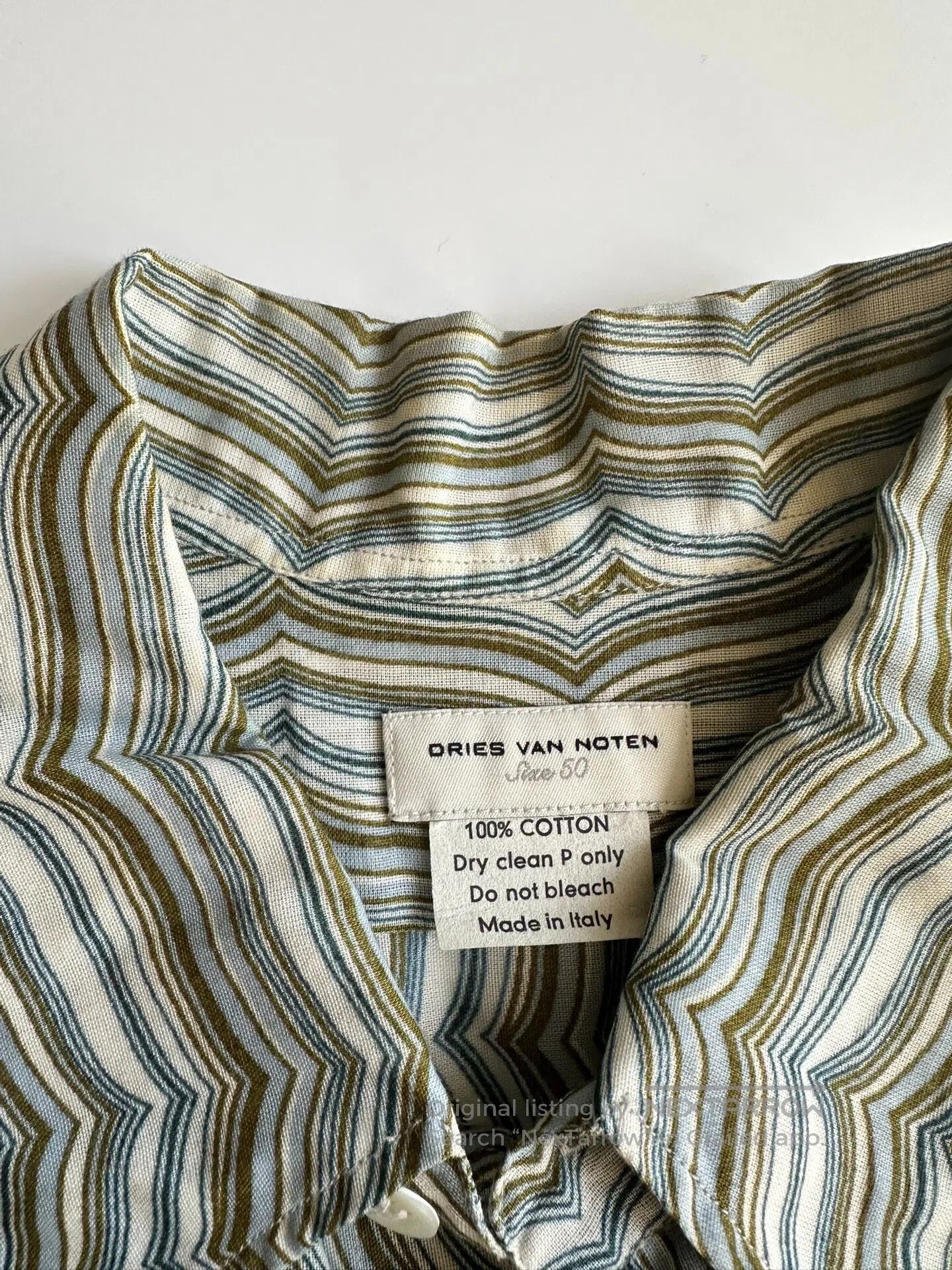 Dries Van Noten DRIES VAN NOTEN Leica short-sleeved shirt| Size US M / EU 48-50 / 2 - 3 Thumbnail
