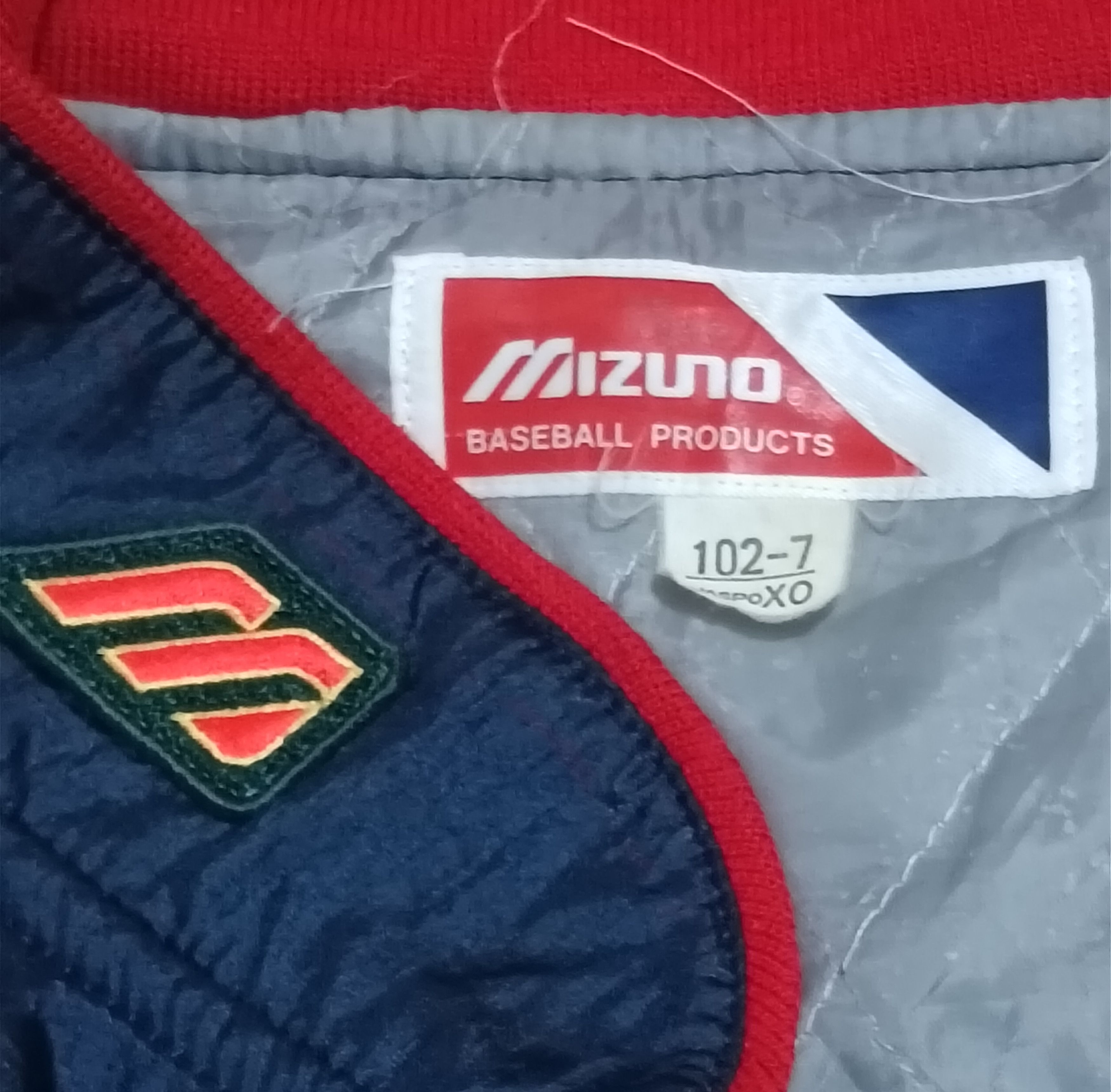 Japanese Brand × Mizuno × Vintage VINTAGE EMBROIDERED MIZUNO BASEBALL JACKET Size US XL / EU 56 / 4 - 2 Thumbnail