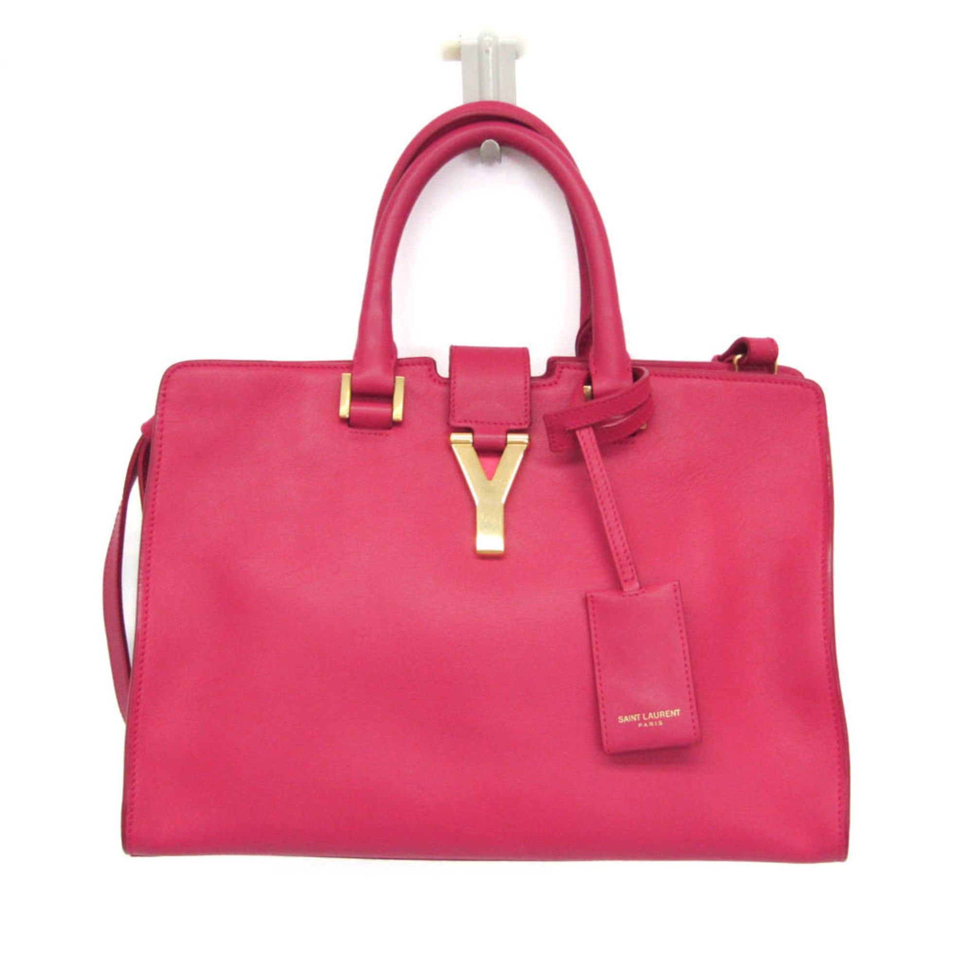 Saint Laurent Paris Saint Laurent Petit Bus 311210 Women's Leather Handbag,Shoulder Bag Pink Size ONE SIZE - 1 Thumbnail