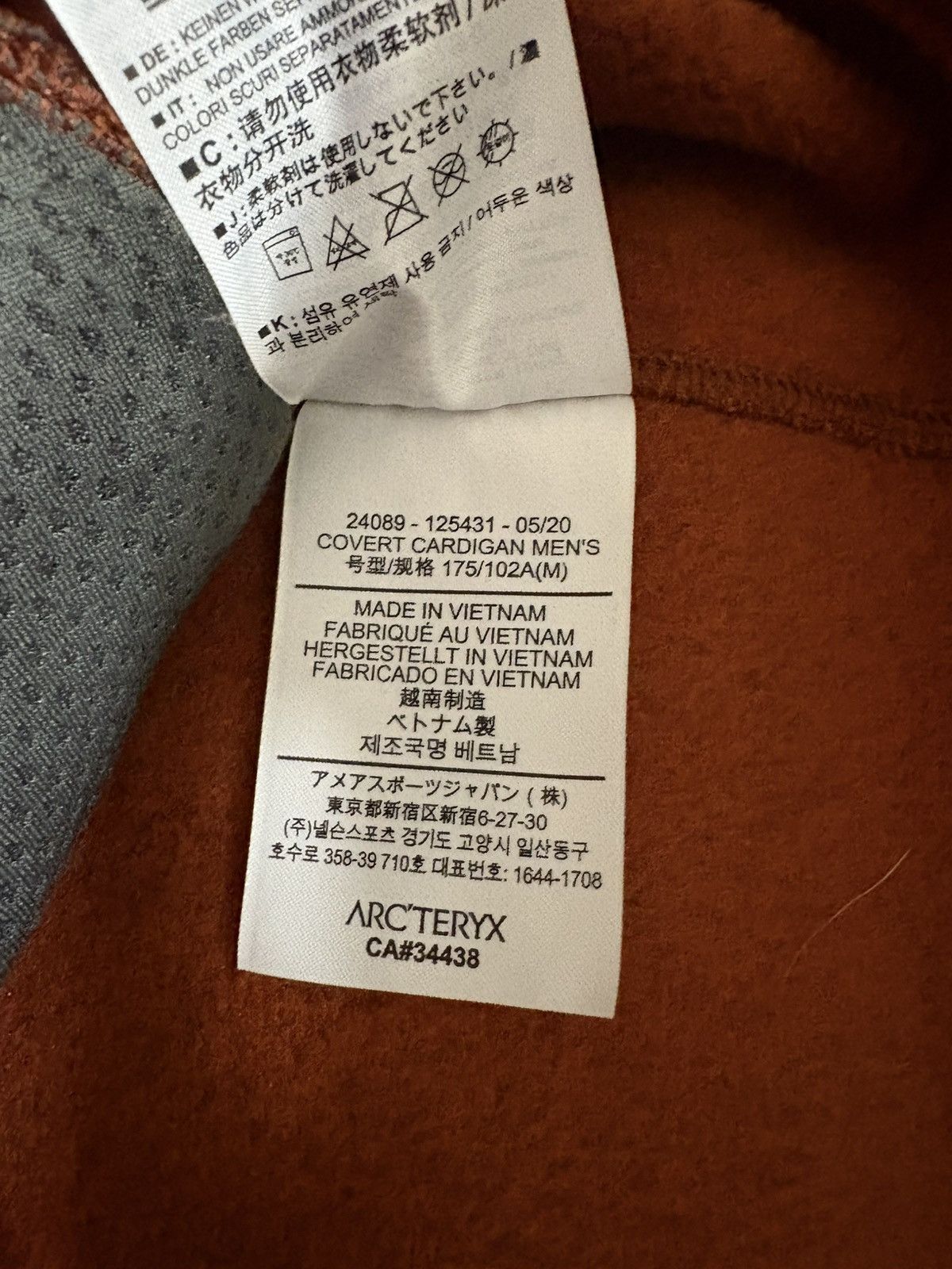 Arc'teryx Arc’teryx Covert Cardigan Fleece Jacket Orange Outerwear Size US M / EU 48-50 / 2 - 9 Thumbnail