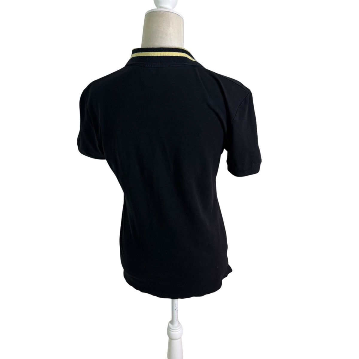 Gucci Gucci Black Cotton Pique Insects Embroidered Polo Shirt M Size US M / EU 48-50 / 2 - 15 Thumbnail