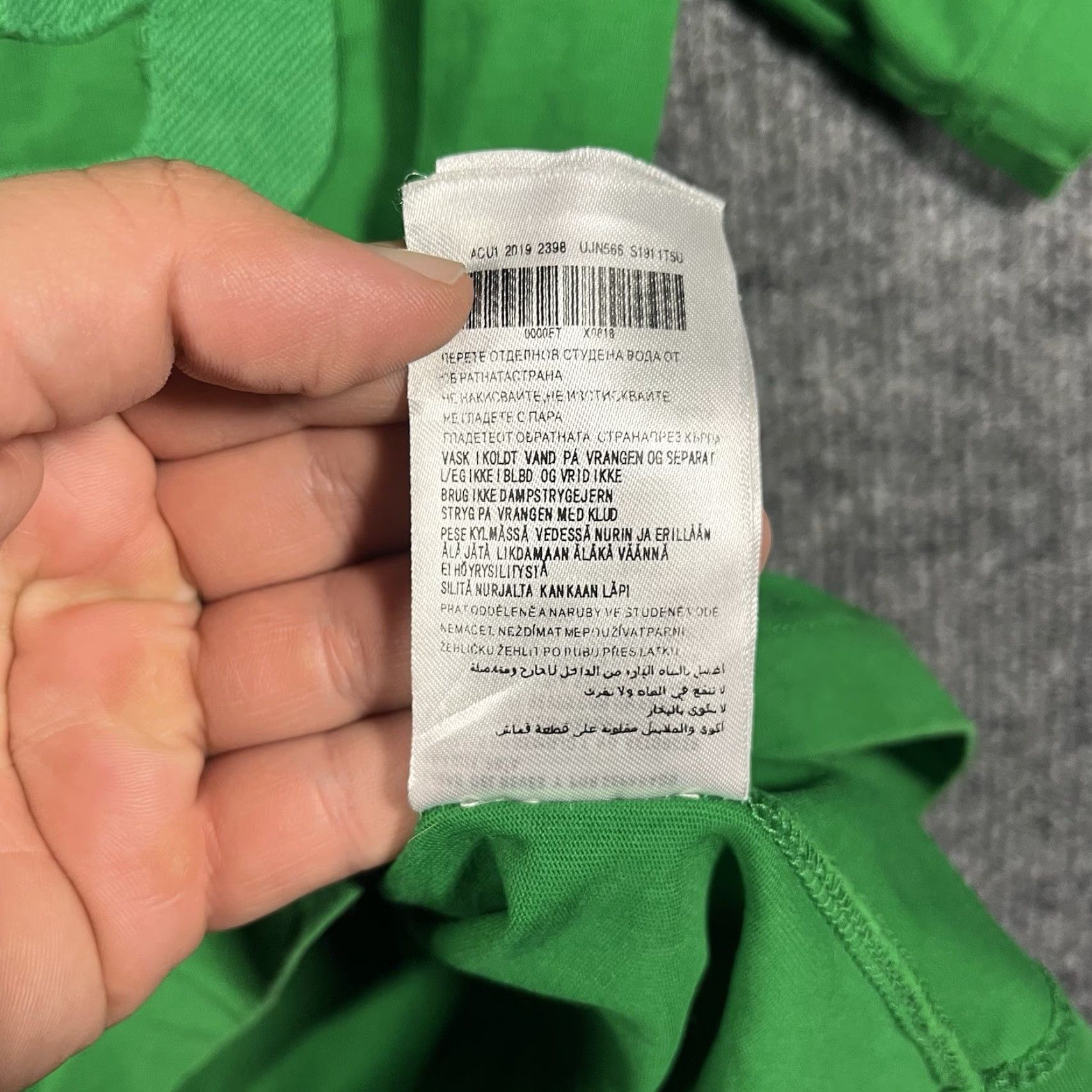 Alexander Wang Alexander Wang Spell Out Stitched Graphic T-shirt S Designer Men T-Shirt Green Rare Small Authentic Size US S / EU 44-46 / 1 - 6 Thumbnail