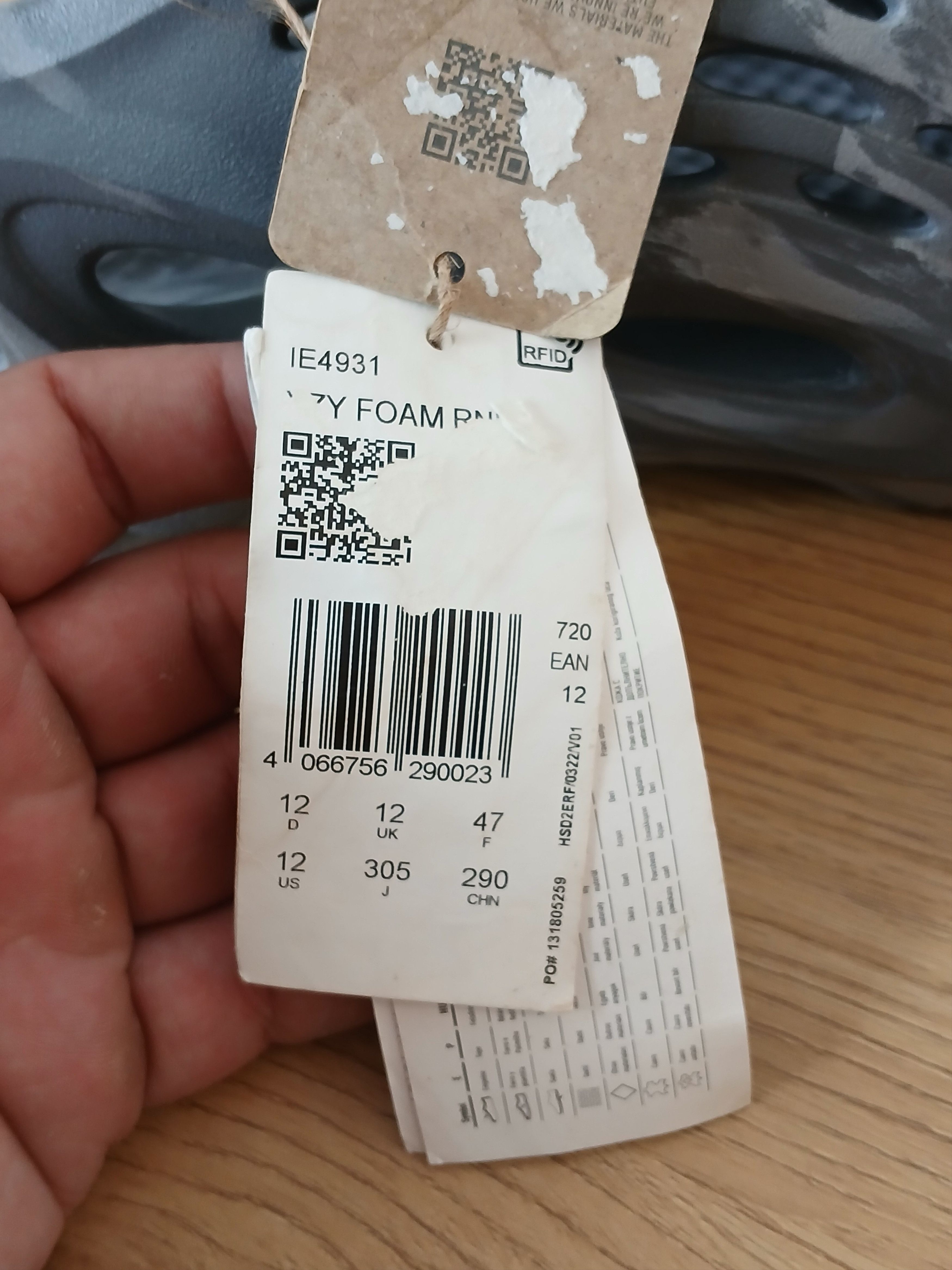 Adidas × Kanye West × Yeezy New Adidas Yeezy Foam Runner Size US 12 / EU 45 - 11 Thumbnail