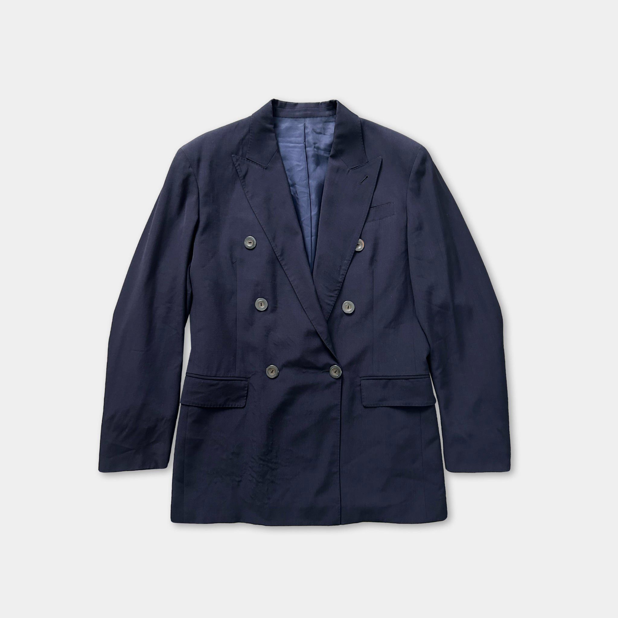 Jean Paul Gaultier Jean Paul Gaultier Navy Double Breasted Blazer Size 38L - 1 Thumbnail