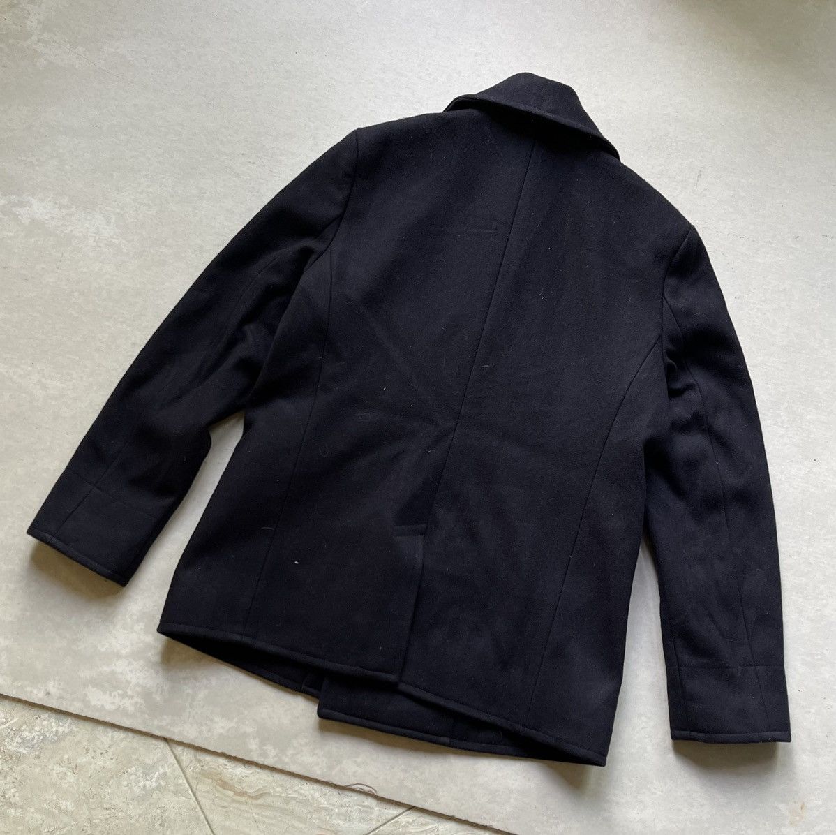 Denim & Supply Ralph Lauren Denim & Supply Ralph Lauren Wool-Blend Melton Pea Coat Size US M / EU 48-50 / 2 - 11 Thumbnail
