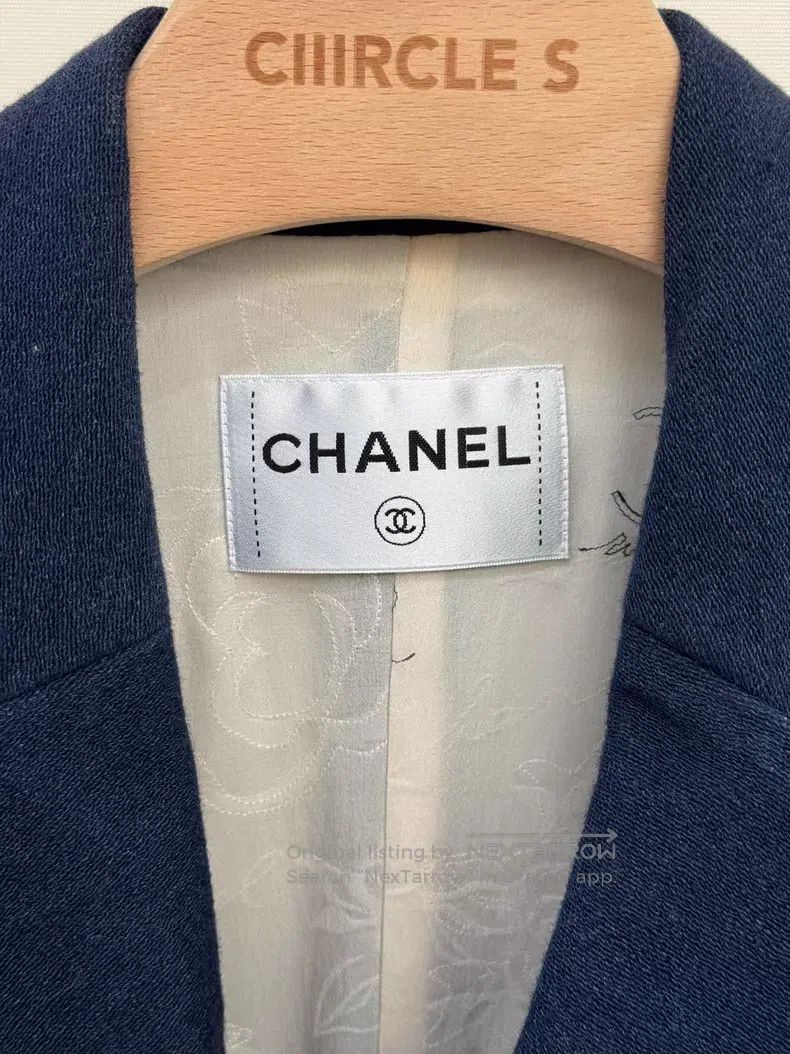 Chanel Chanel Denim blue windbreaker double-breasted Size XXS / US 00 / IT 34 - 3 Thumbnail