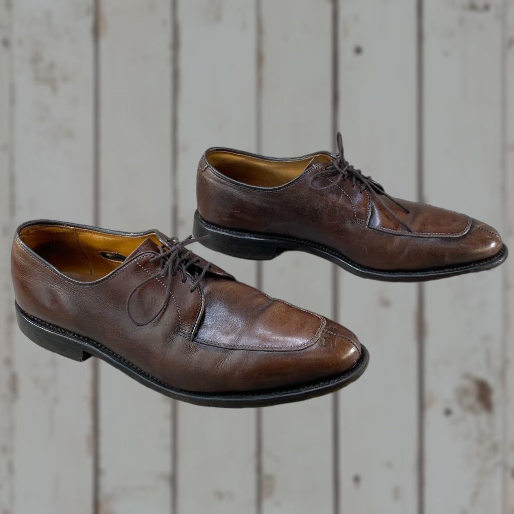 Allen Edmonds Allen Edmonds DELRAY Dress Oxford Brown Leather Mens 9.5 D Size US 10 / EU 43 - 1 Thumbnail