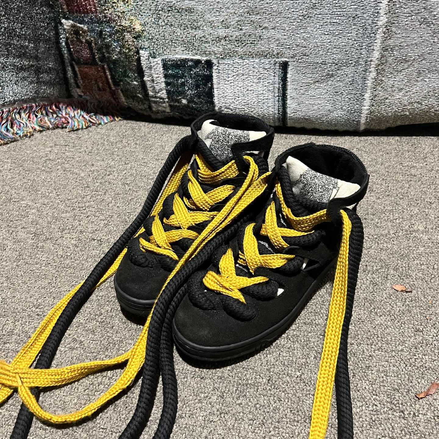 Vintage vintage Women's Two String High Top Sneakers Size US 6 / IT 36 - 3 Thumbnail