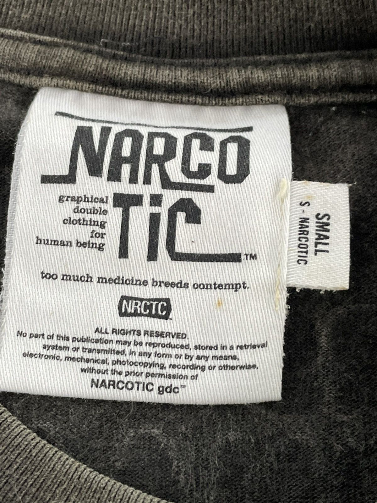Narcotic GDC Narcotic GDC tee Size US S / EU 44-46 / 1 - 3 Thumbnail