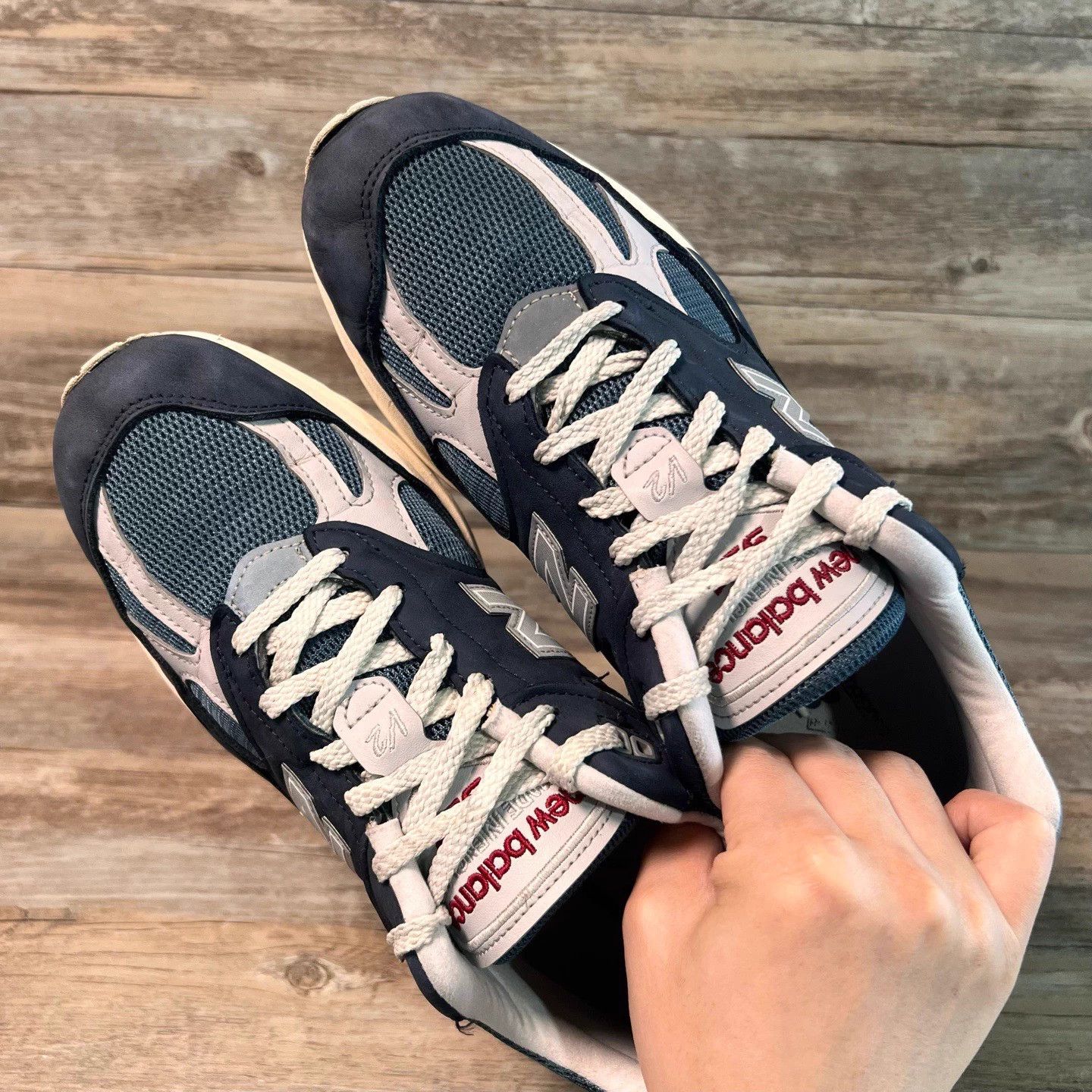 New Balance New Balance 991 V2 Vintage Navy 42.5 U991VN2 Size US 9.5 / EU 42-43 - 5 Thumbnail