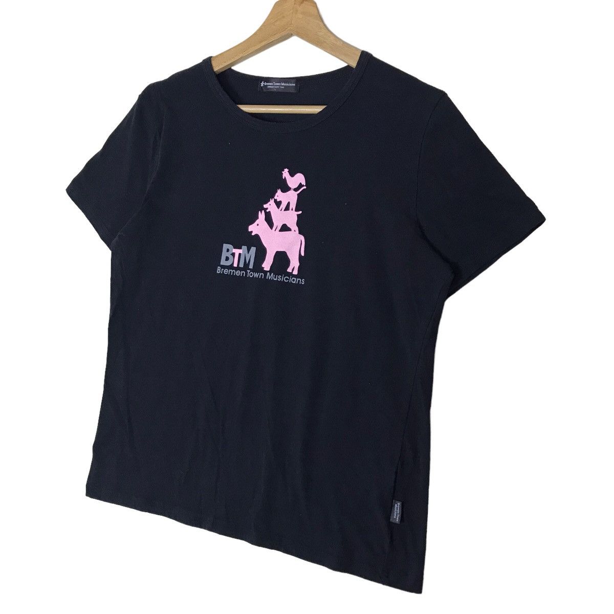 Vintage Vintage Bremen Town Musicians German Fairy Tale Shirt Size L / US 10 / IT 46 - 6 Thumbnail